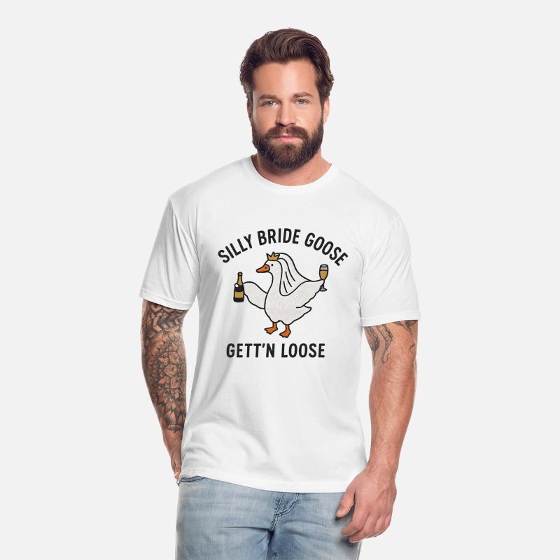 Embroidered Silly Goose Bride Funny Goose Lover