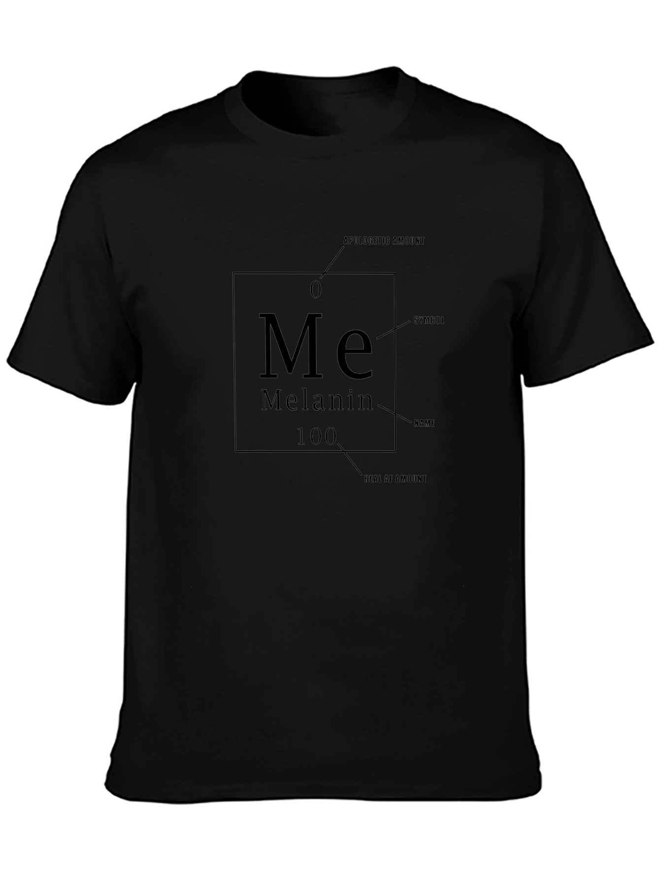 Melanin Periodic Table T-Shirt