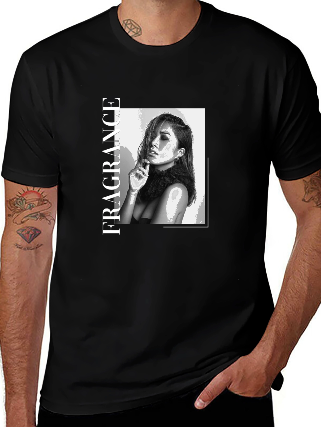 Fragrance Graphic Print T-Shirt