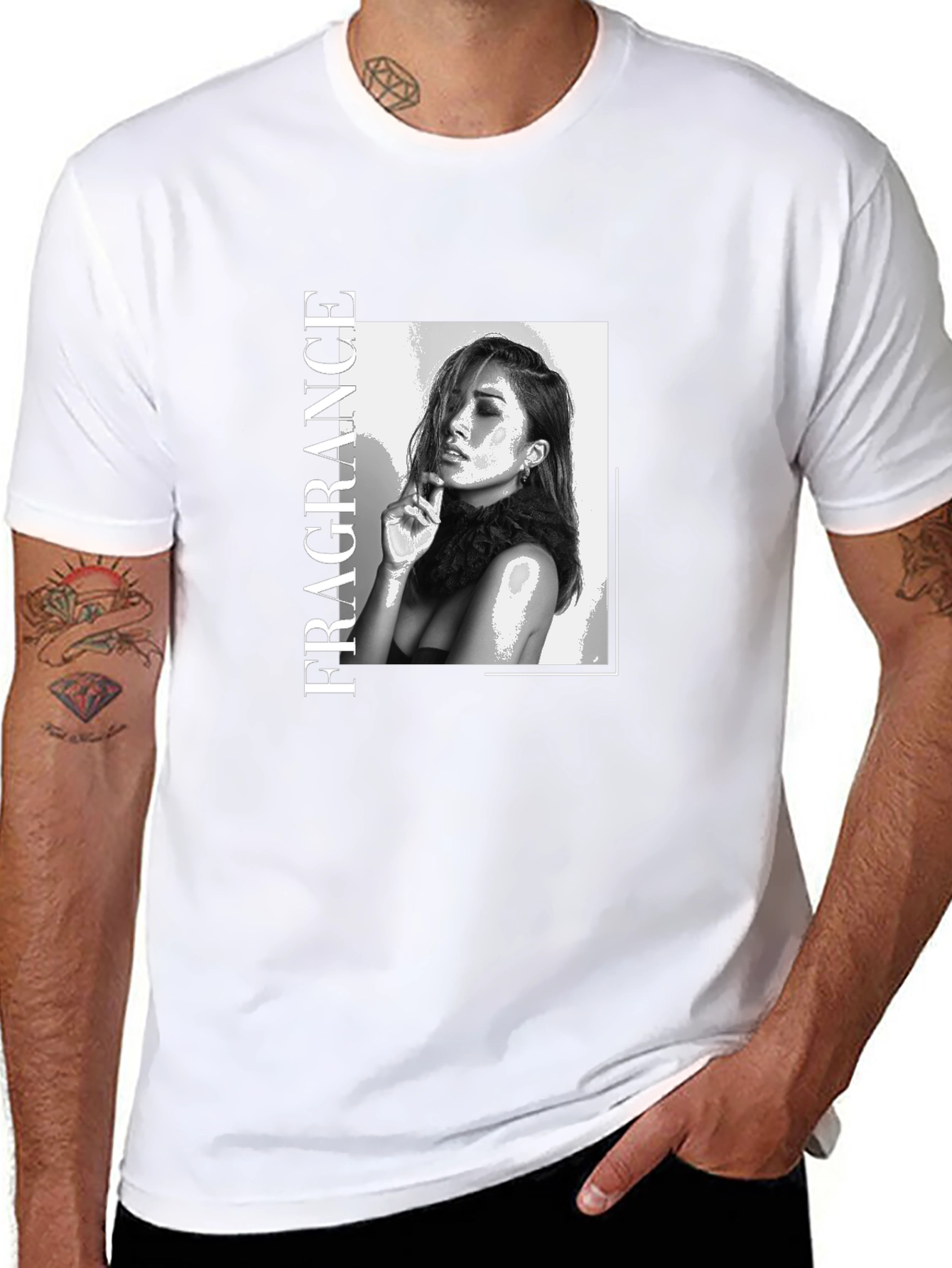 Fragrance Graphic Print T-Shirt