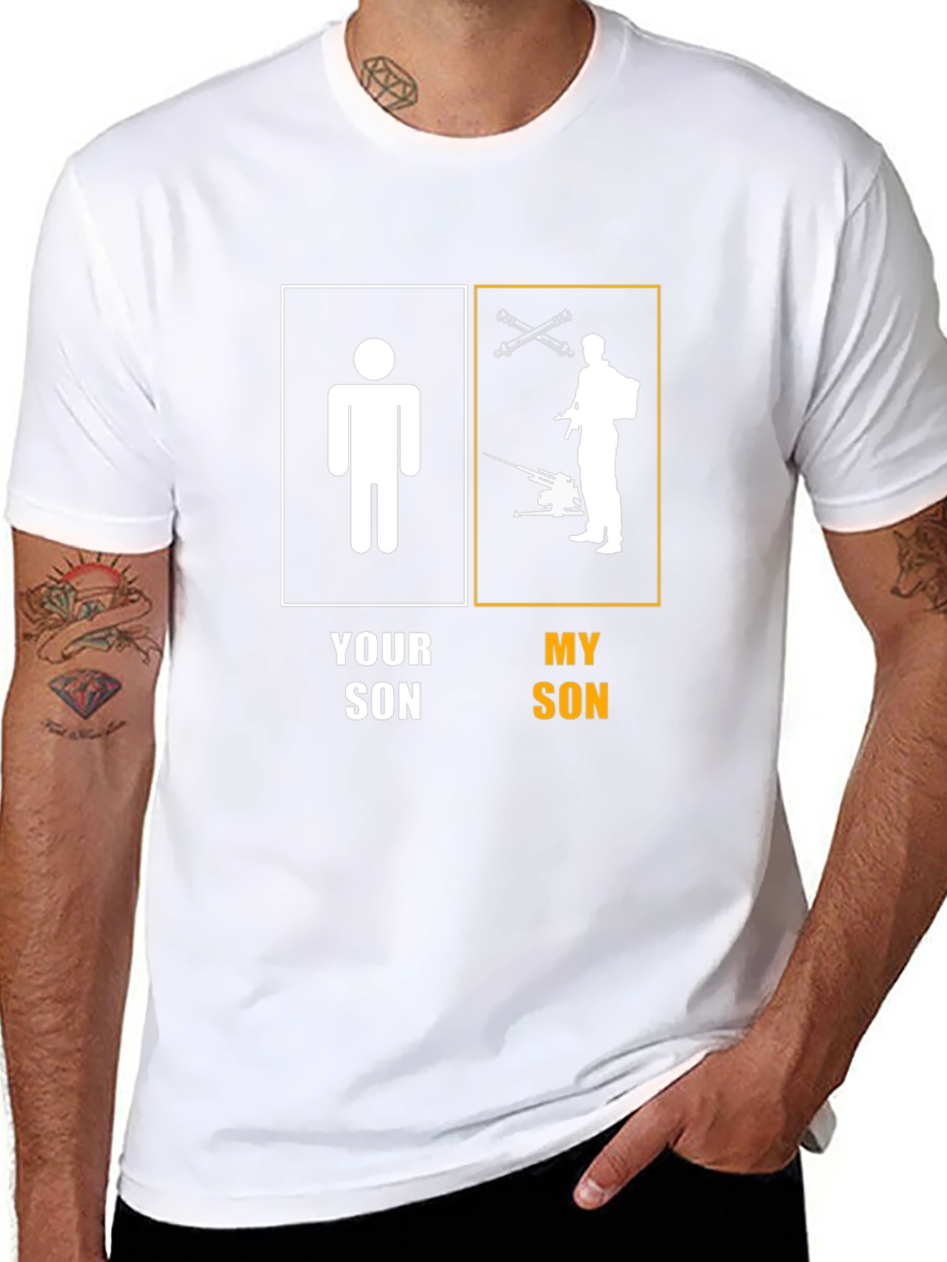 My Son Army Graphic T-Shirt