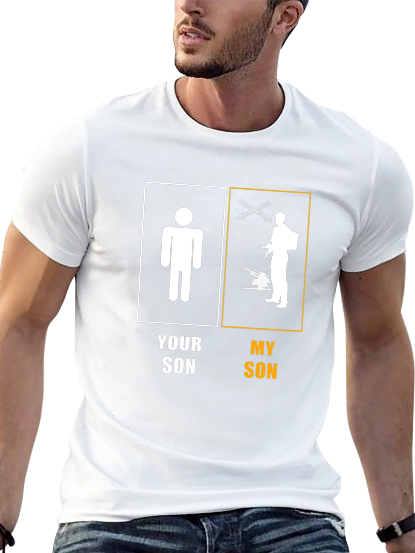 My Son Army Graphic T-Shirt