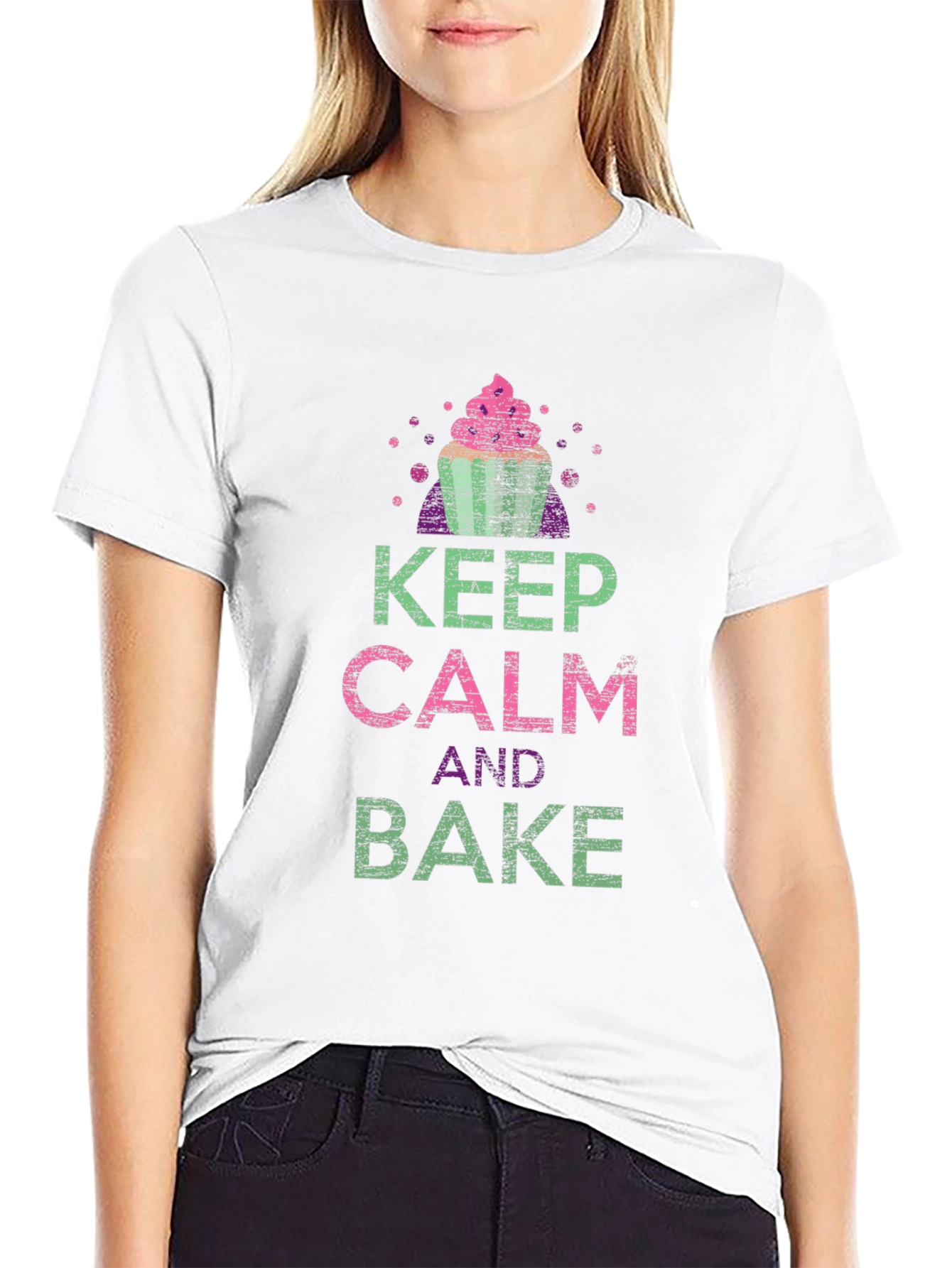 Keep Calm and Bake Graphic T-Shirt