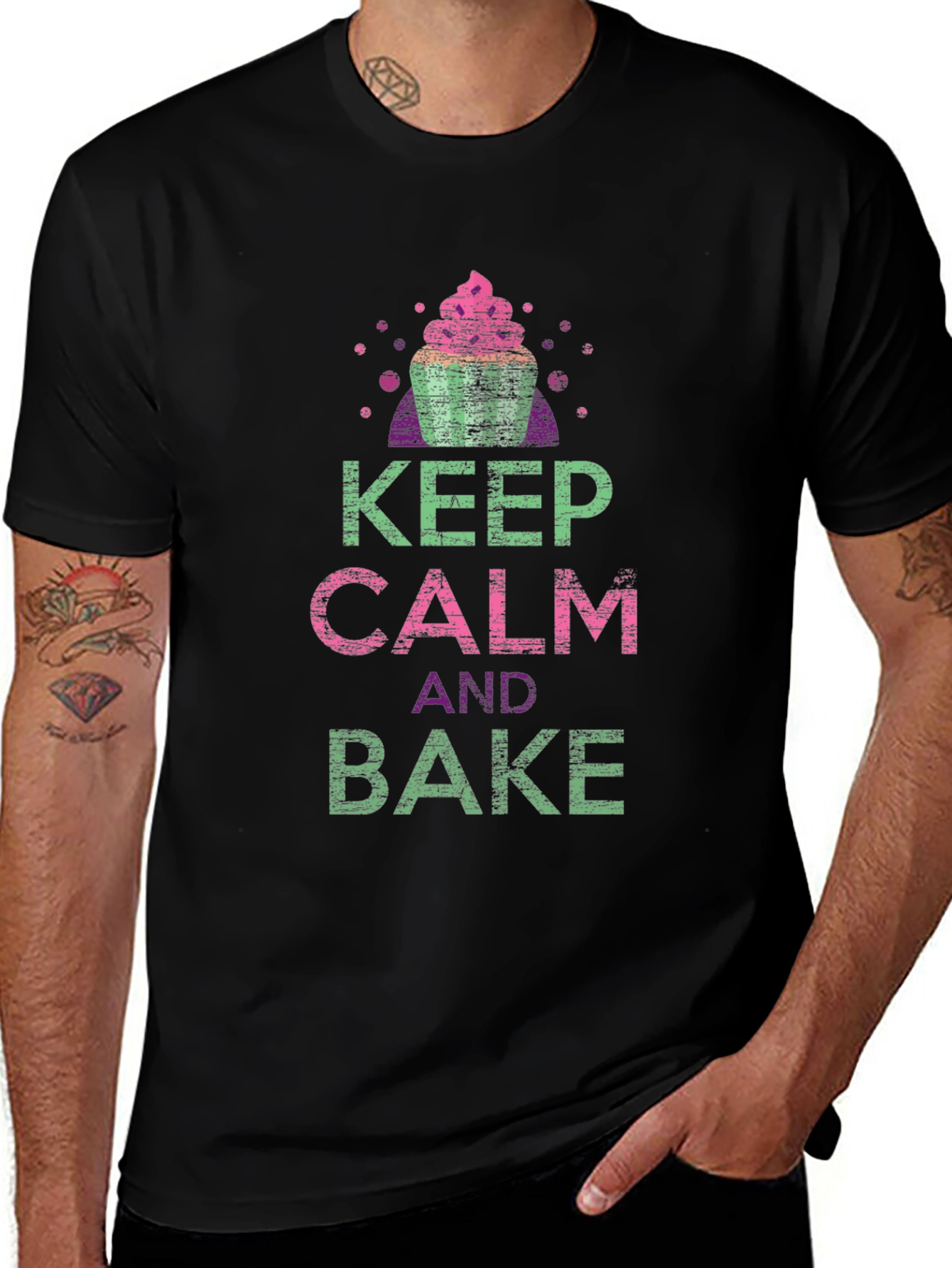 Keep Calm and Bake Graphic T-Shirt