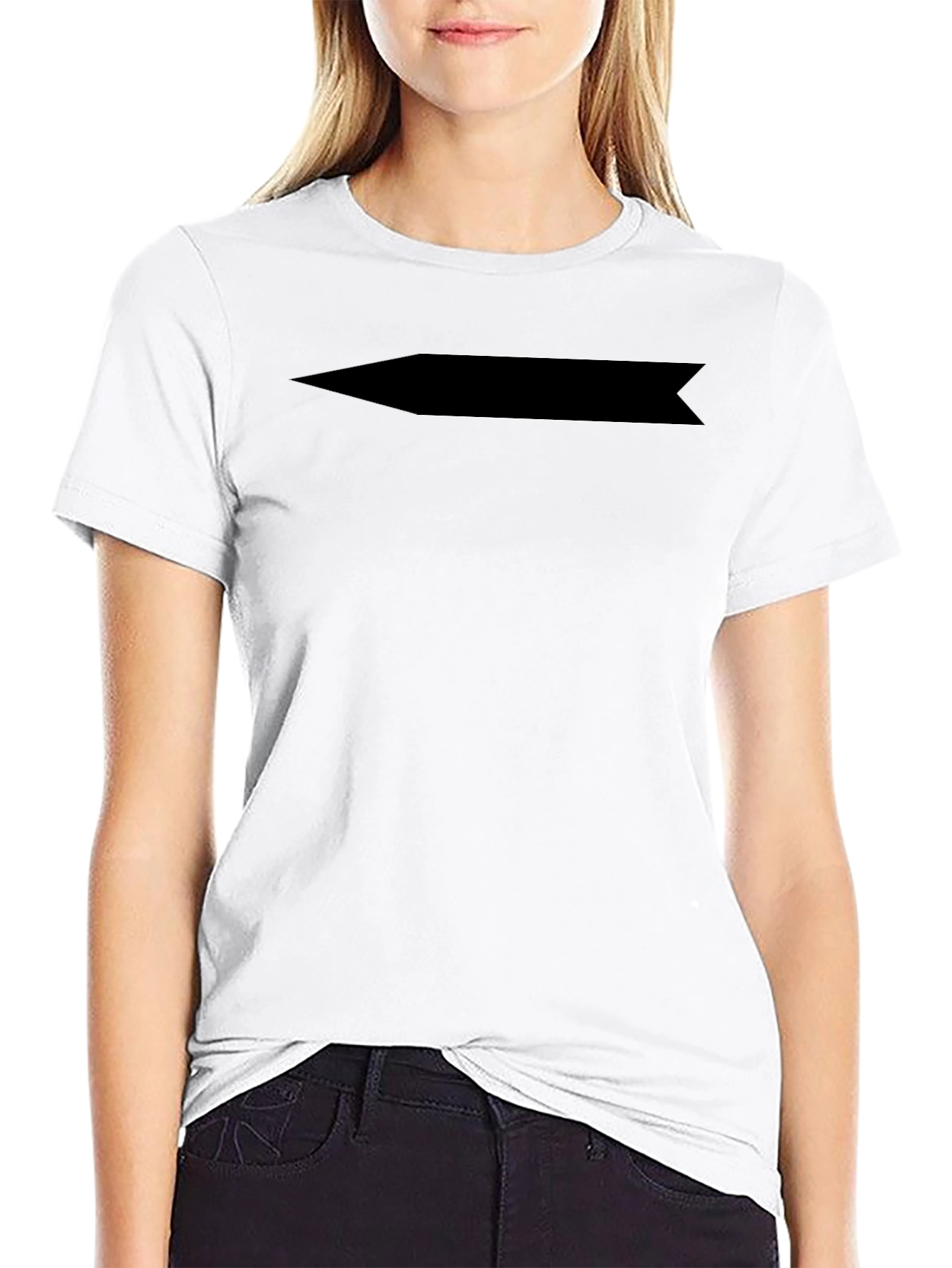 Black Arrow Graphic Tee - Mens Casual T-Shirt