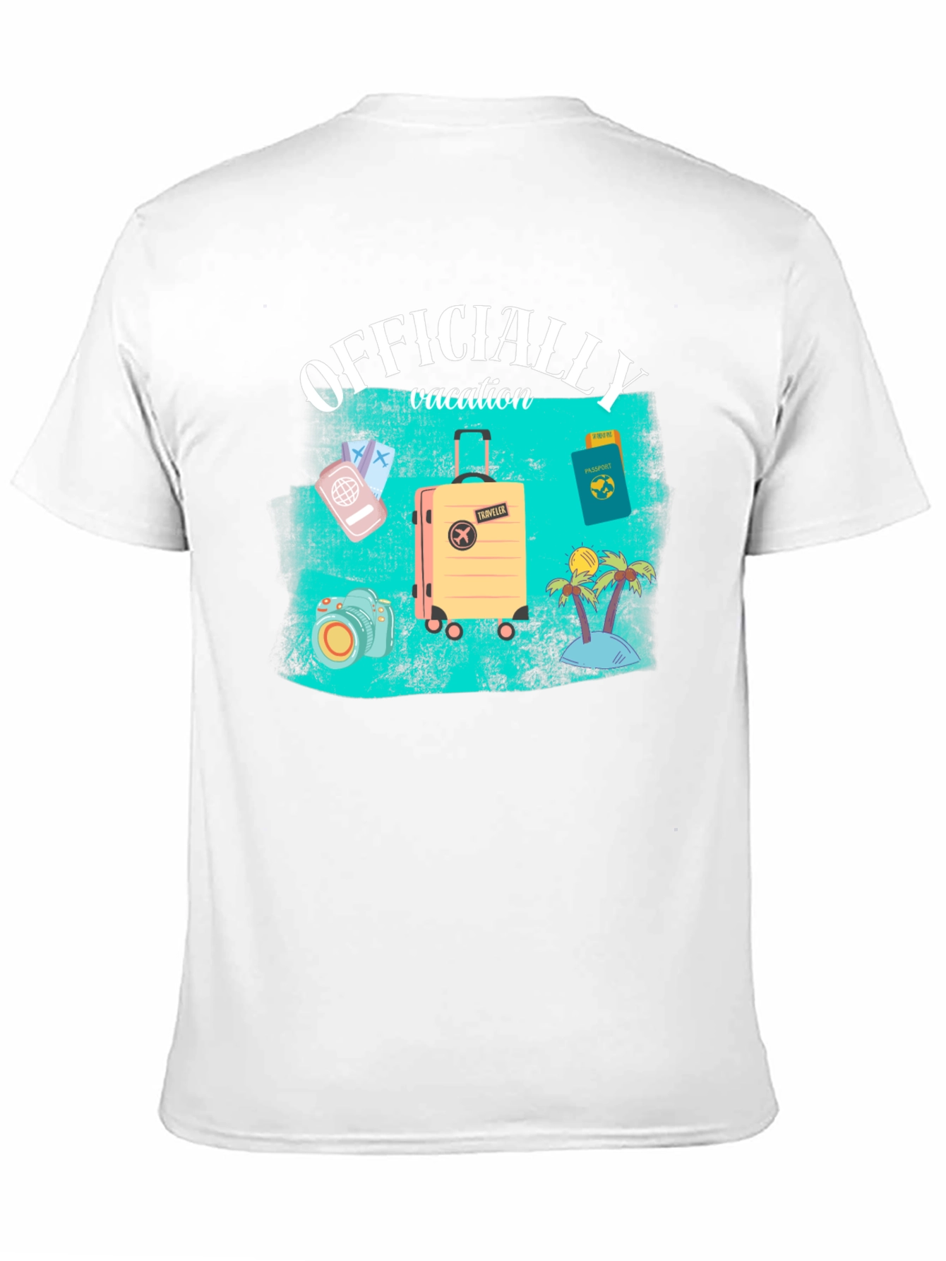 Officially Vacation Mode Graphic Tee - Black