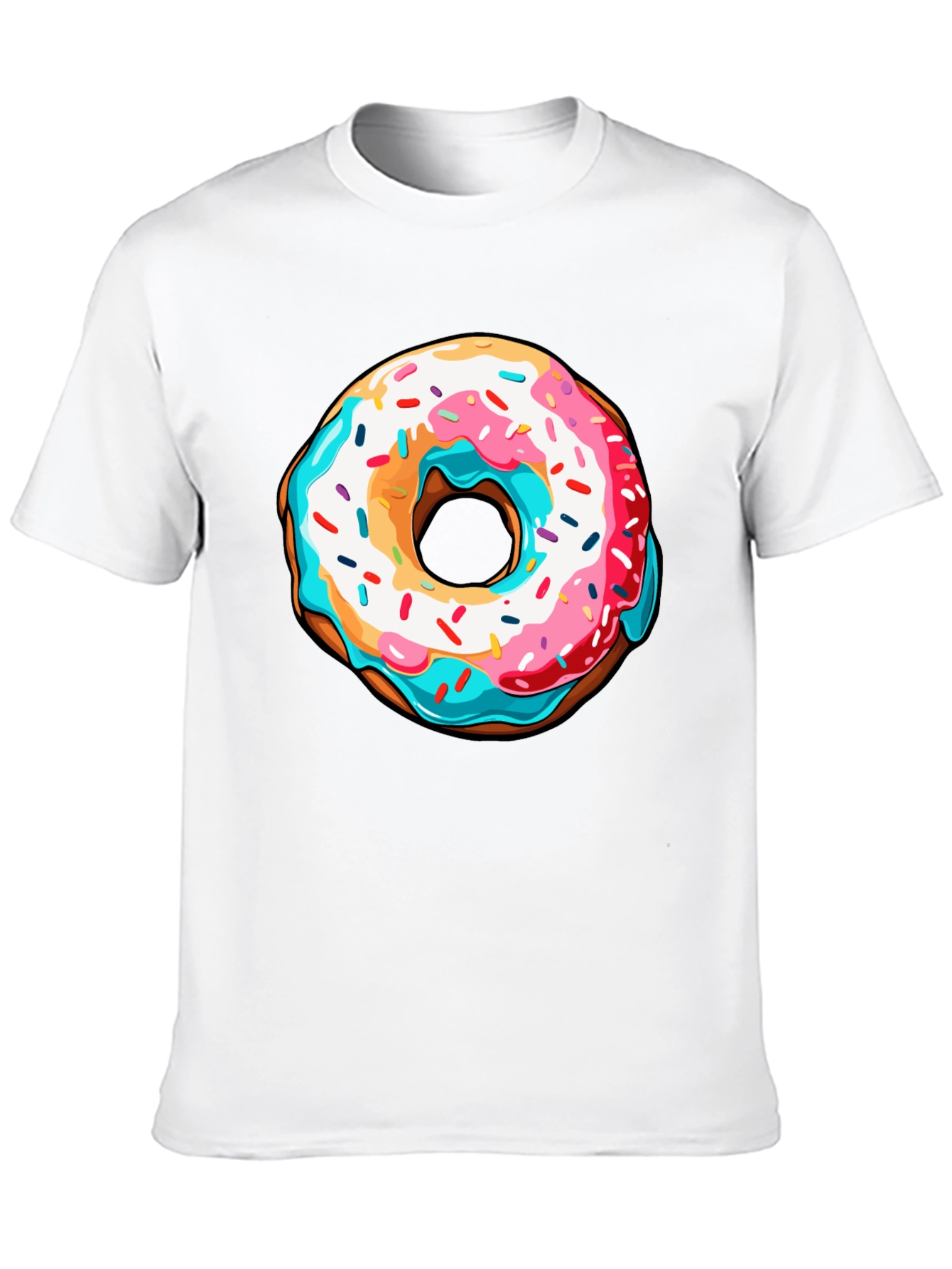 Donut Graphic T-Shirt - Fun & Stylish