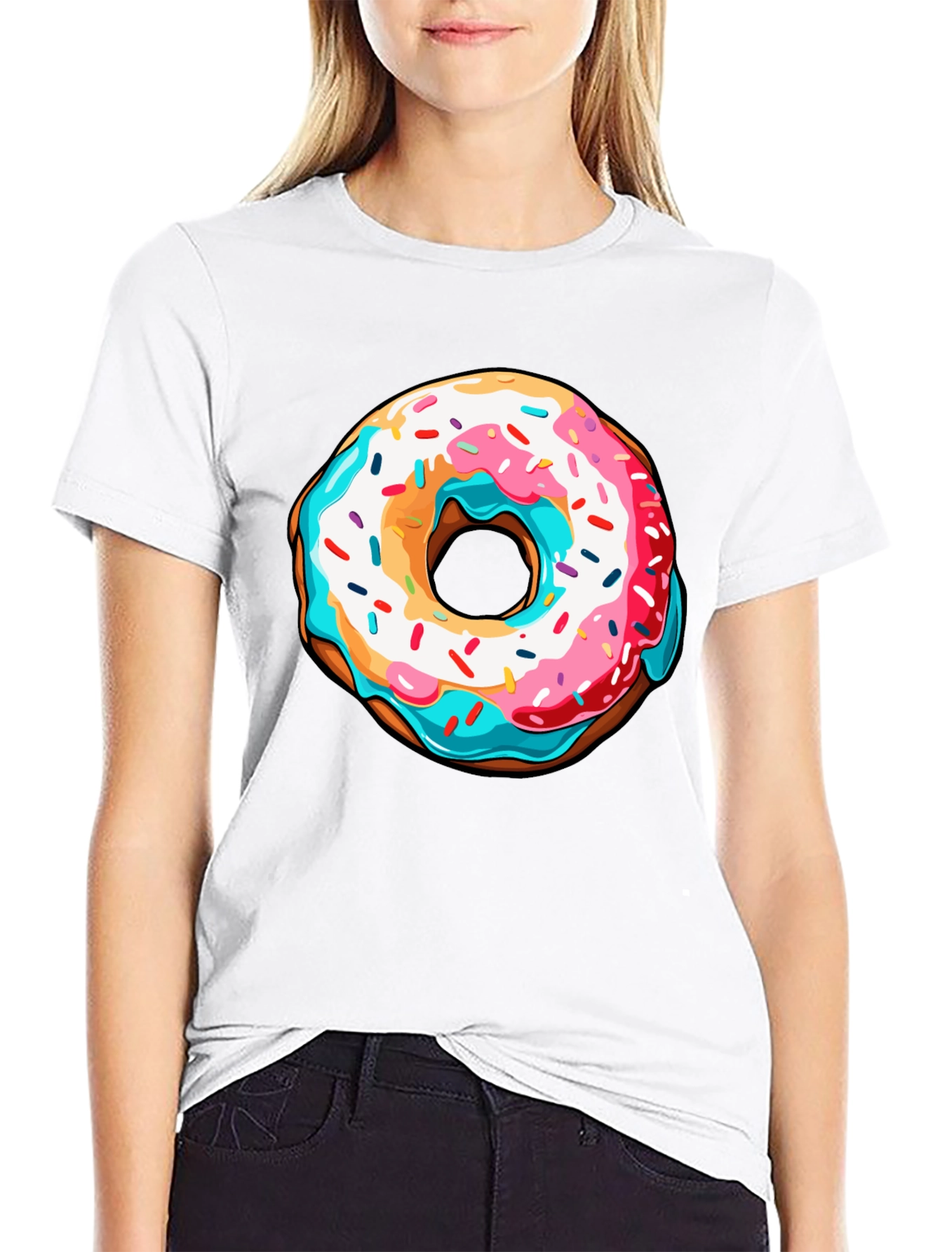 Donut Graphic T-Shirt - Fun & Stylish