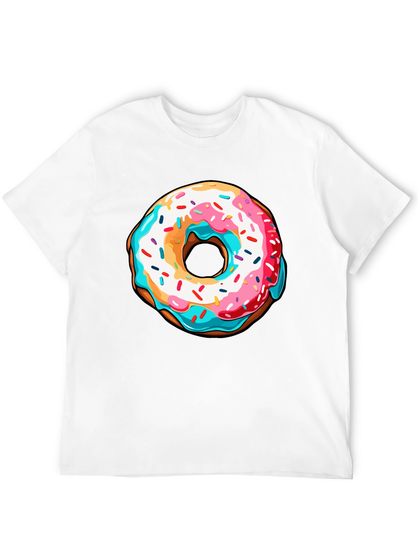 Donut Graphic T-Shirt - Fun & Stylish
