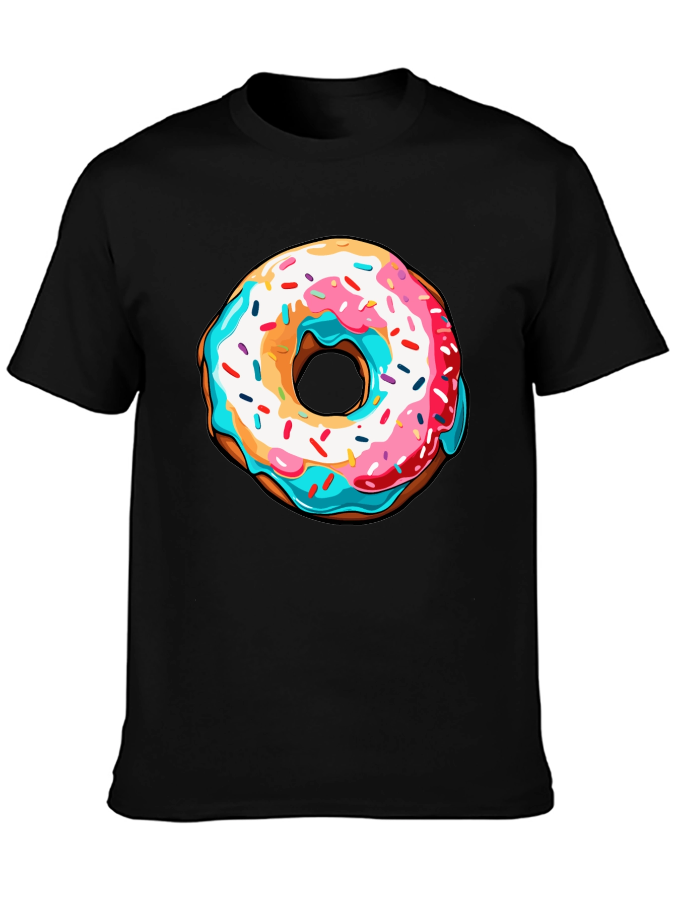 Donut Graphic T-Shirt - Fun & Stylish