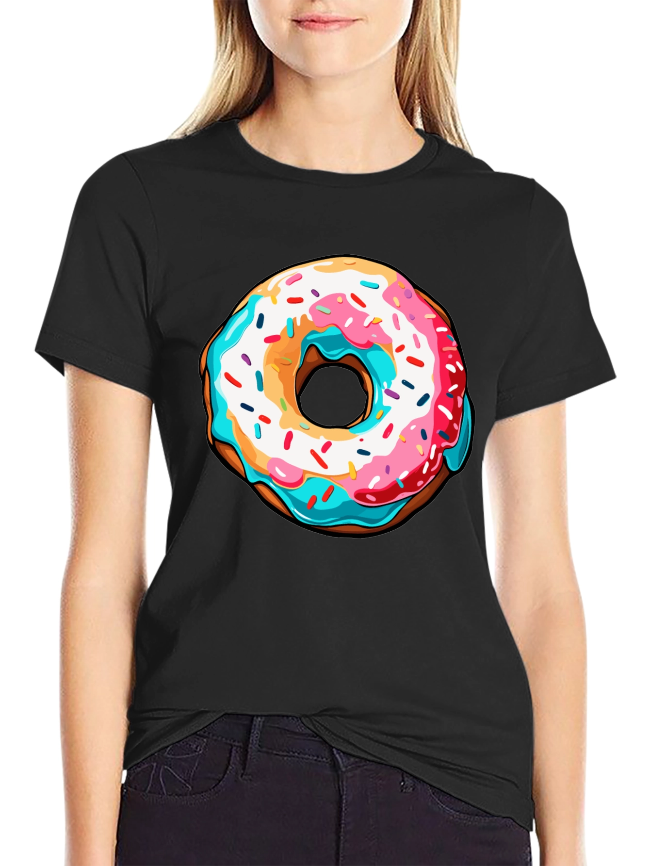 Donut Graphic T-Shirt - Fun & Stylish