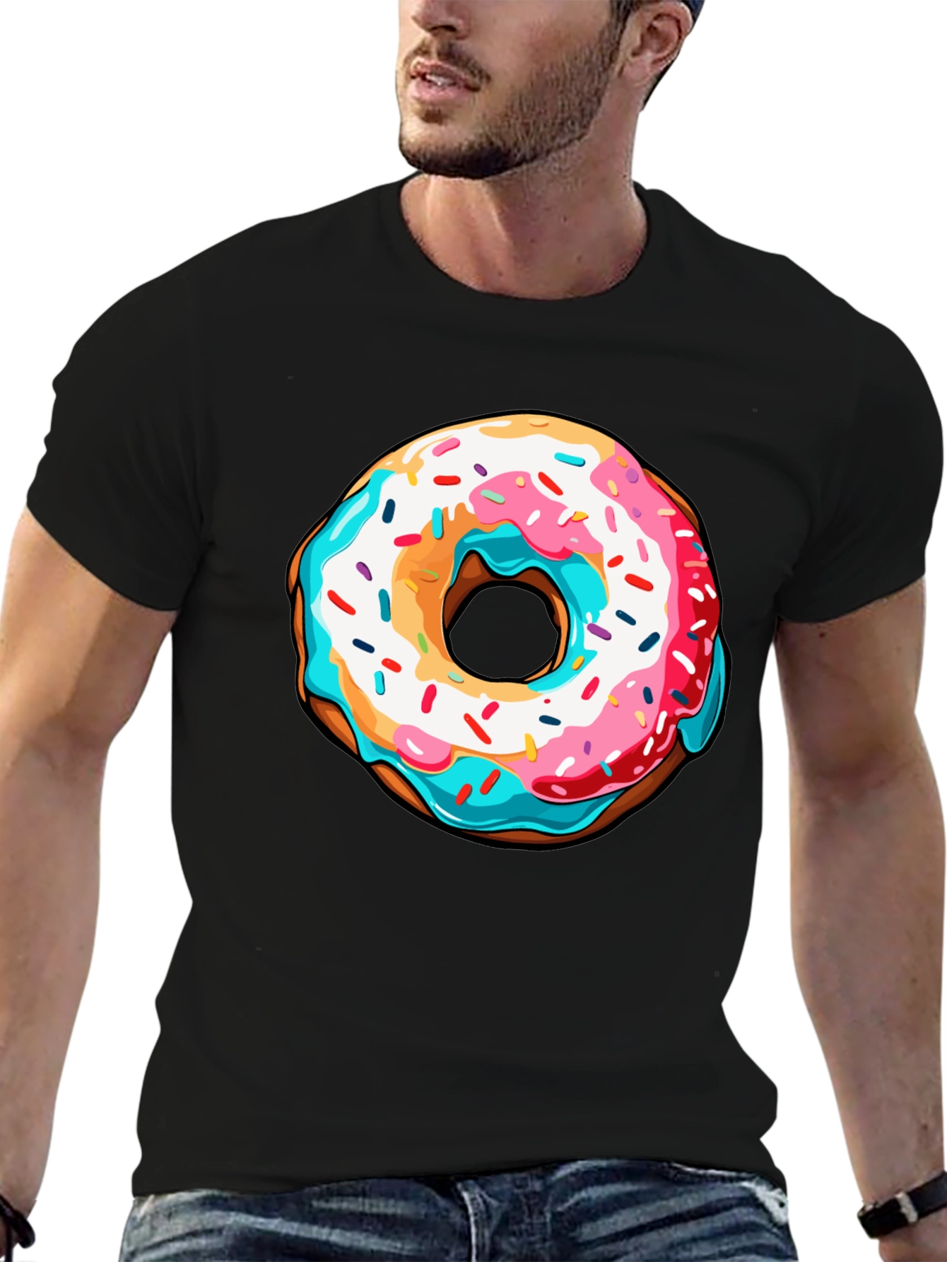 Donut Graphic T-Shirt - Fun & Stylish