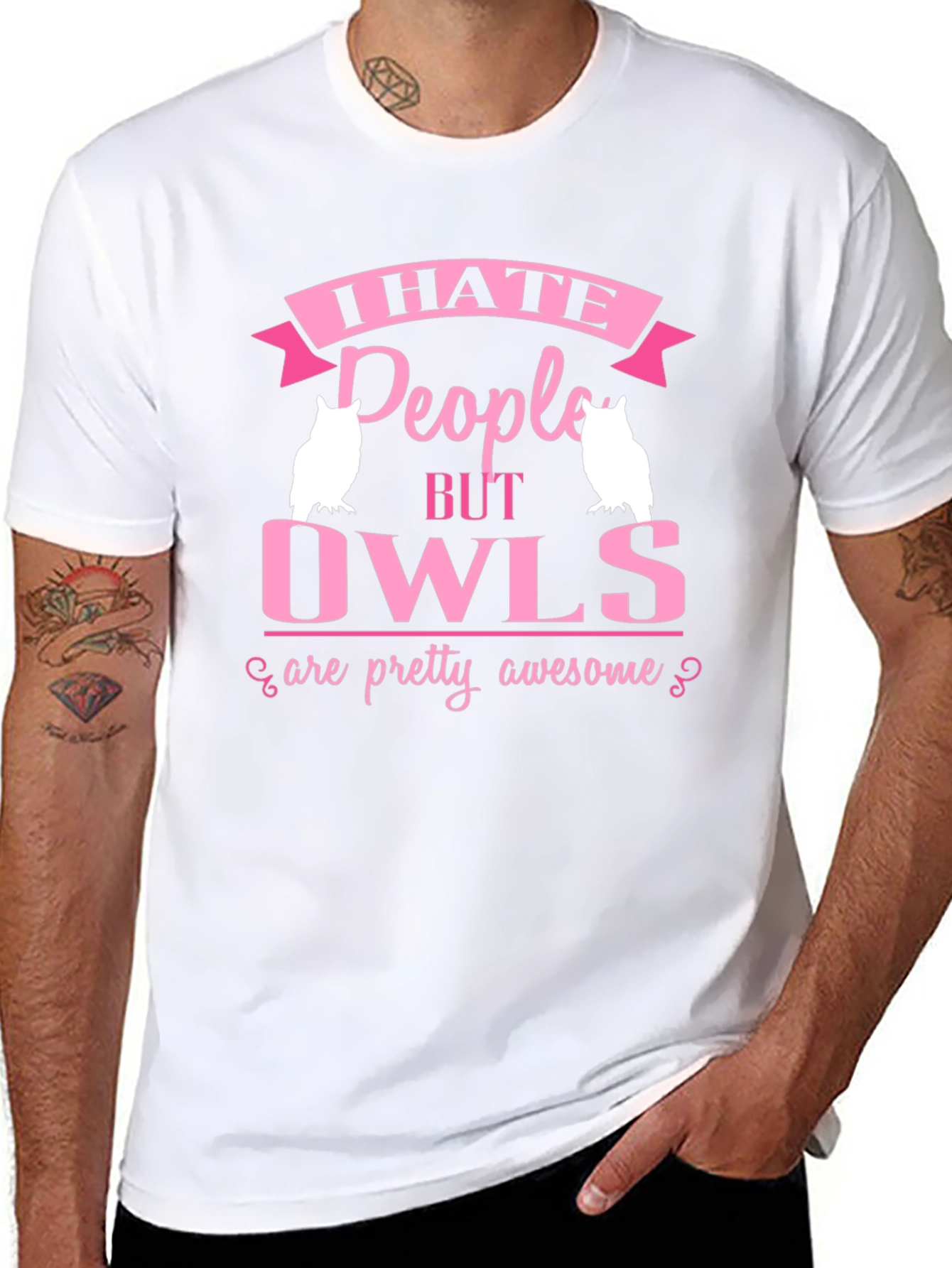 I Hate People But Owls T-Shirt