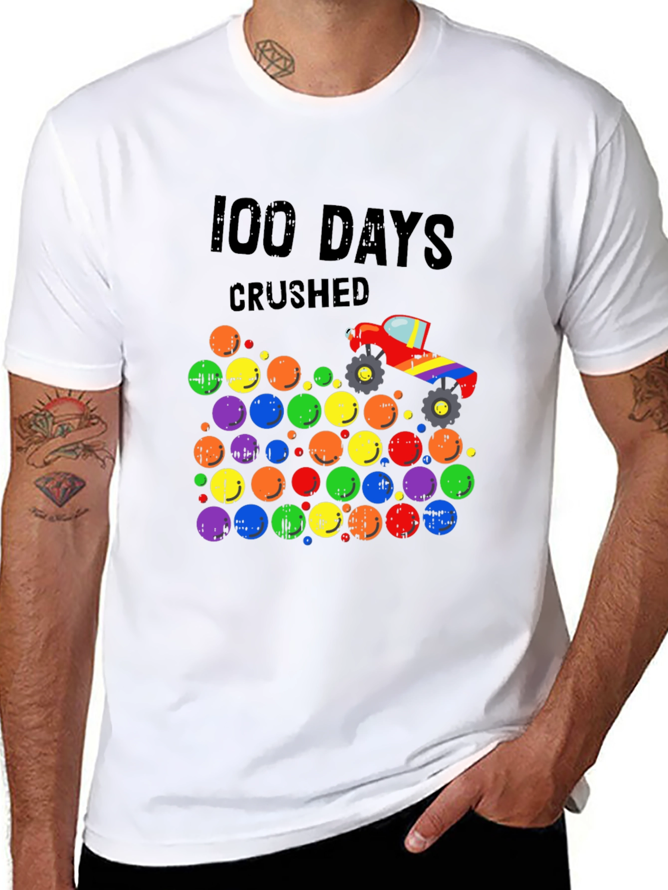 100 Days Crushed T-Shirt