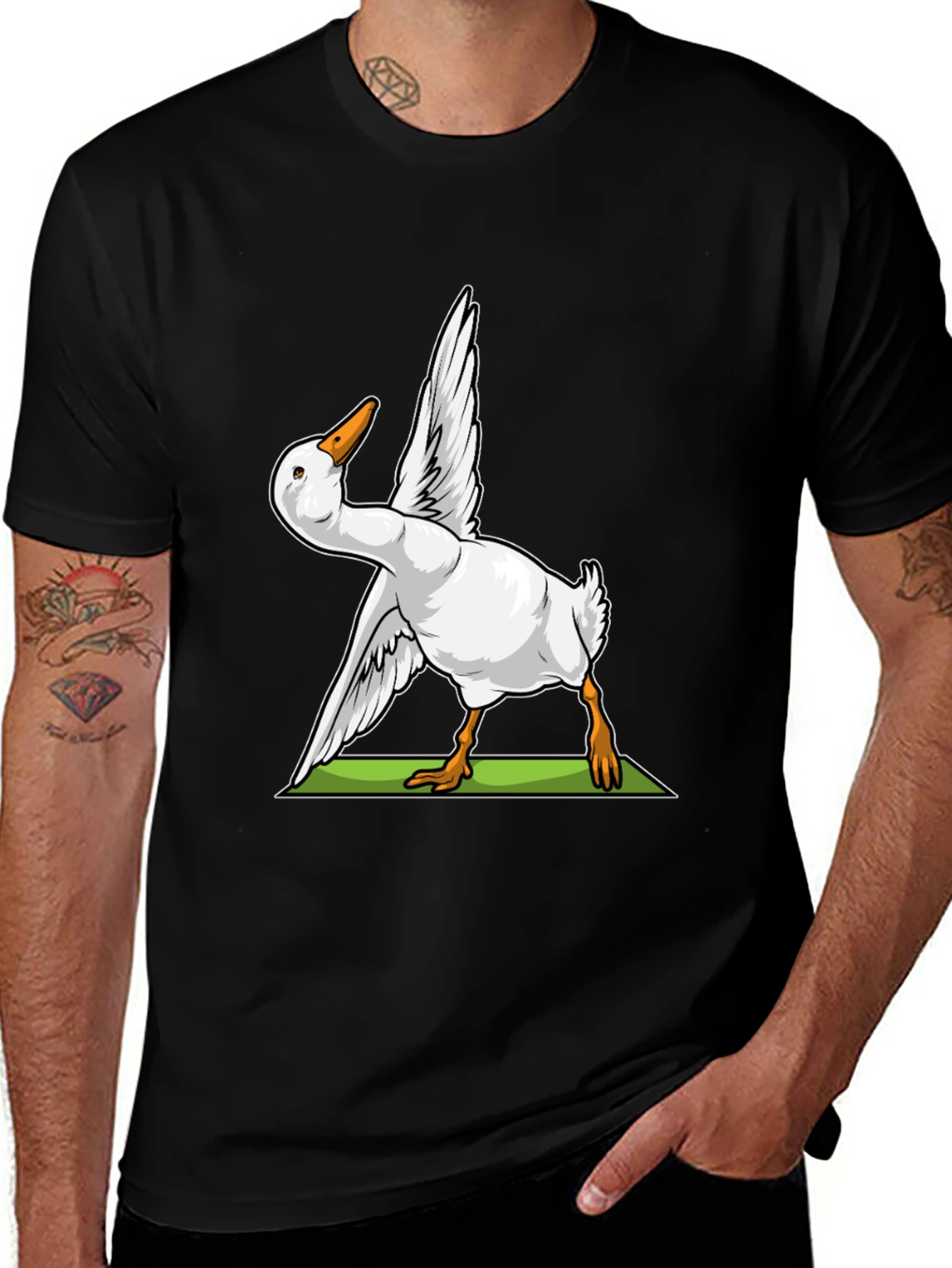 Yoga Duck Graphic Tee