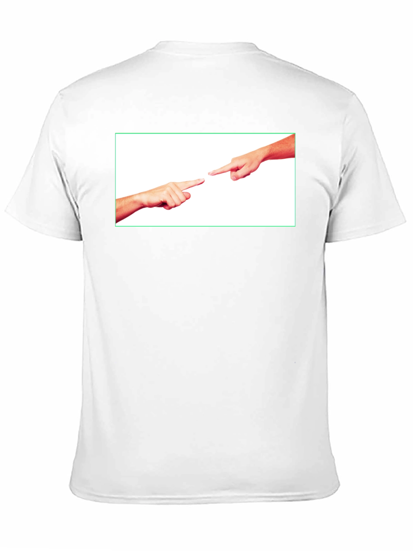 Creation of Adam Inspired Black Tee
