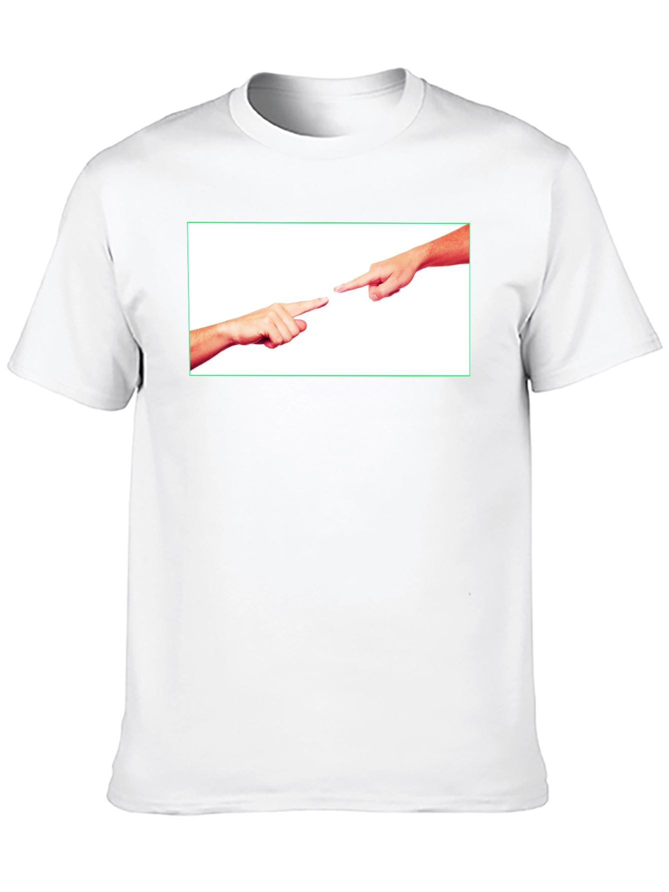Creation of Adam Inspired Black Tee