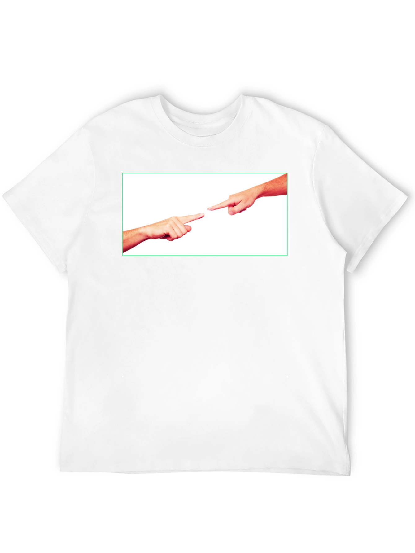 Creation of Adam Inspired Black Tee