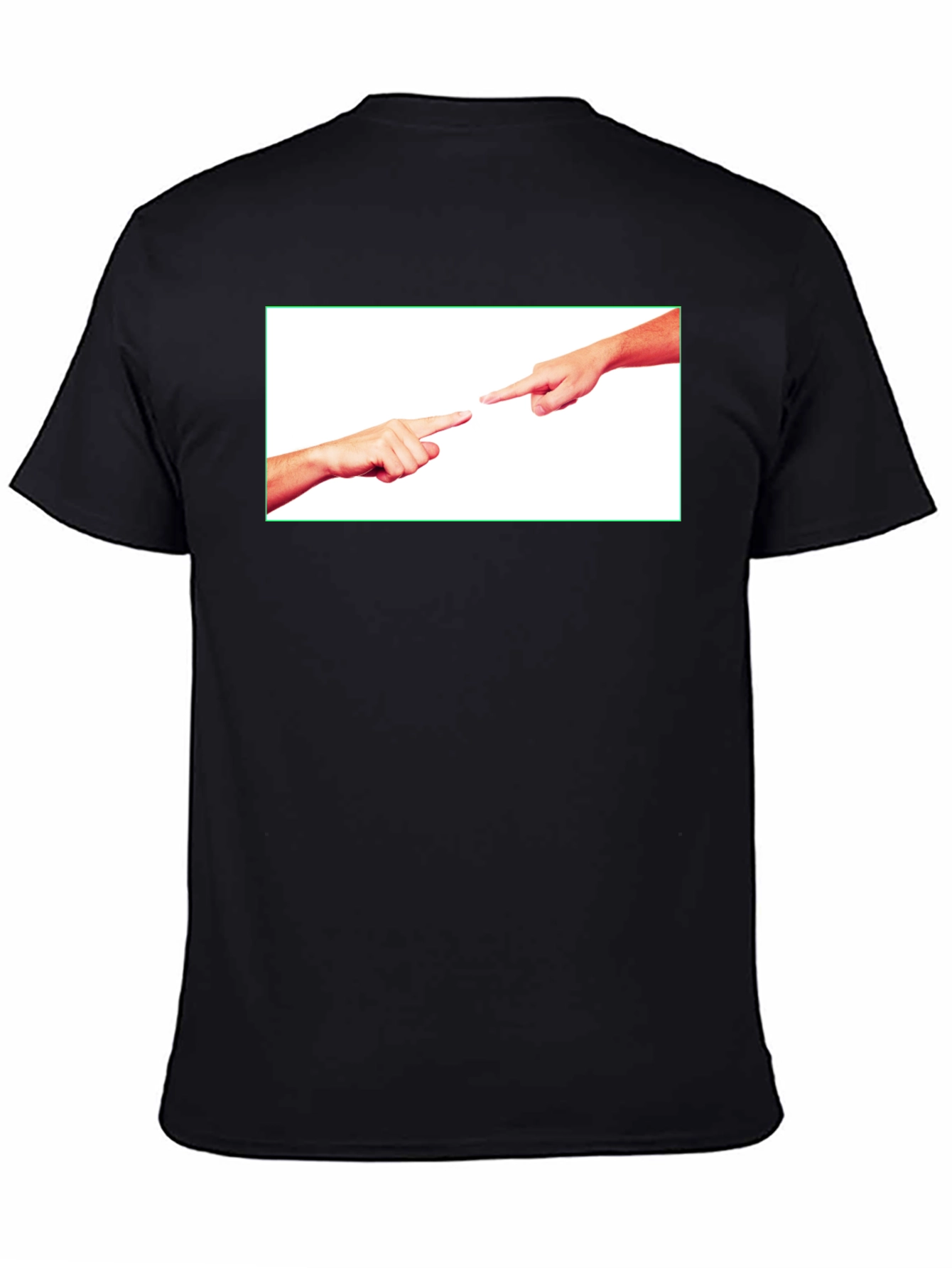Creation of Adam Inspired Black Tee