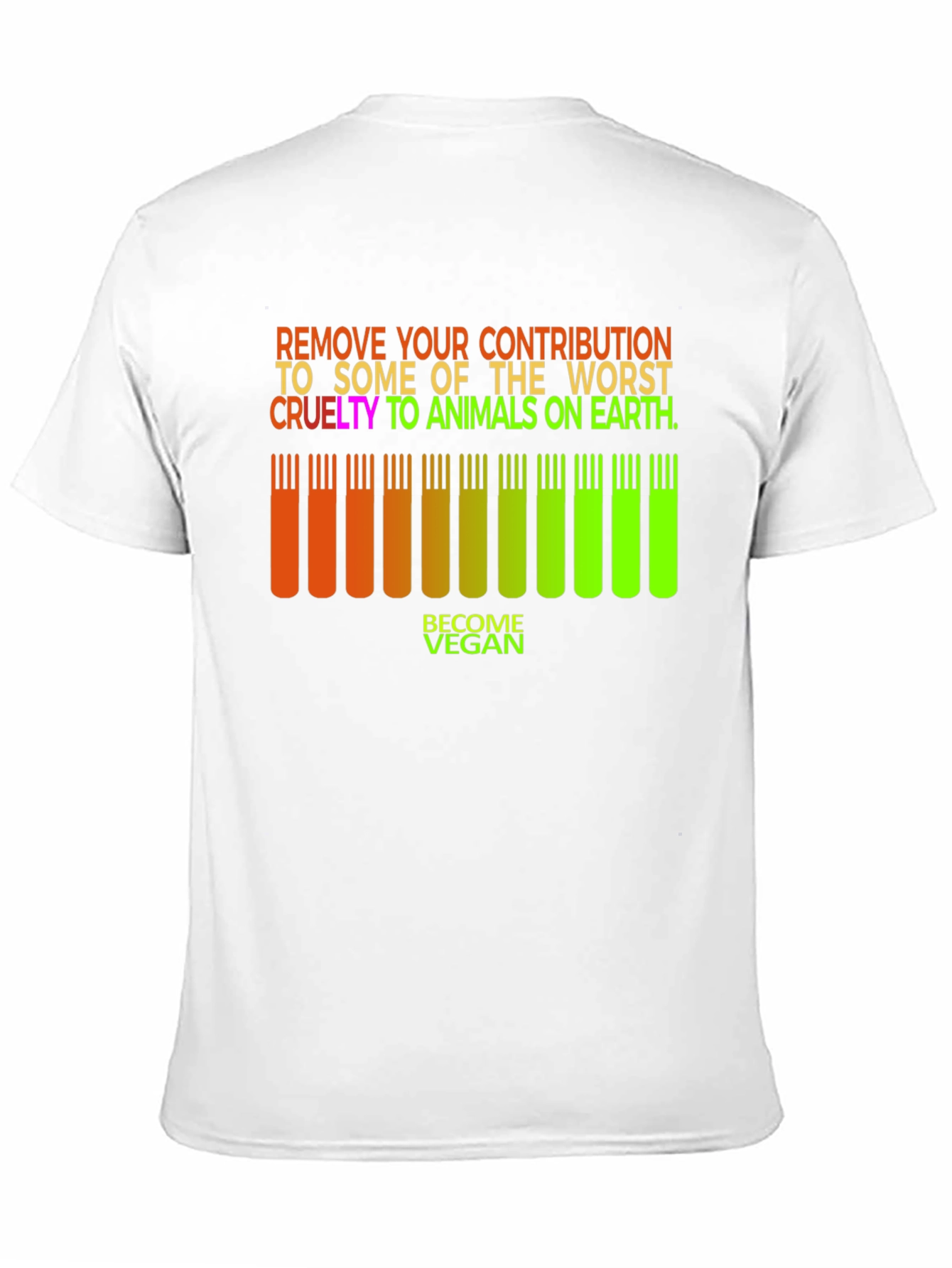 Vegan Animal Cruelty Awareness T-Shirt