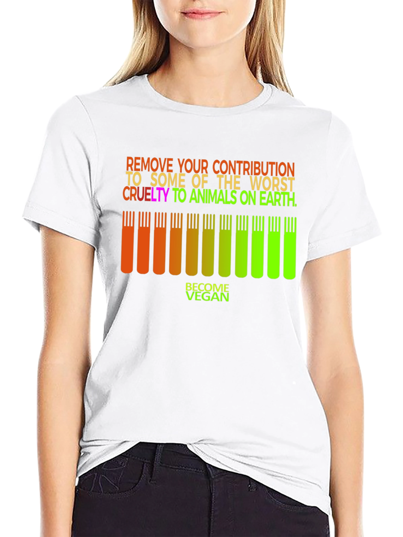 Vegan Animal Cruelty Awareness T-Shirt