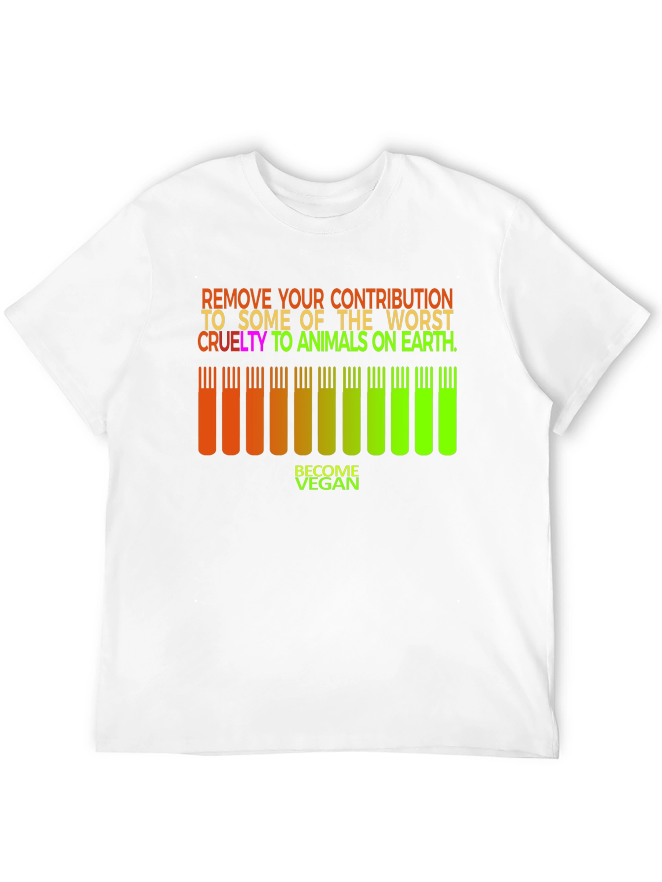 Vegan Animal Cruelty Awareness T-Shirt