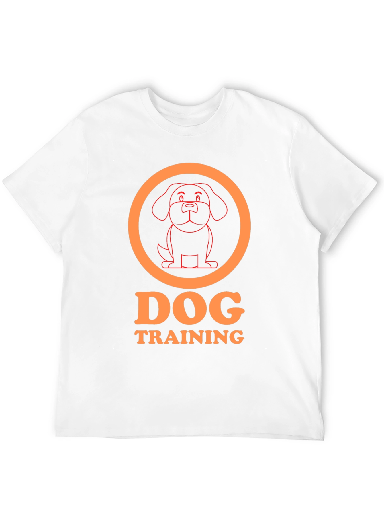 Dog Training Graphic T-Shirt - Black Cotton Tee