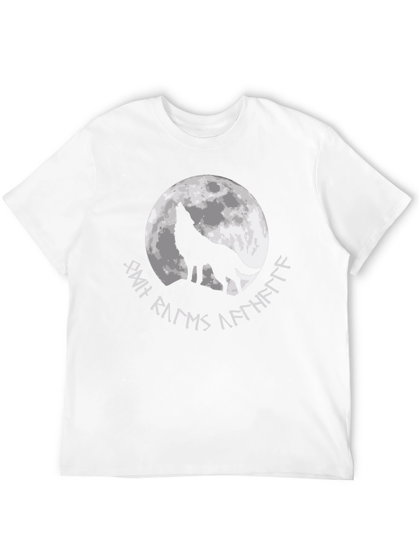 Wolf Howling at Moon Graphic Tee