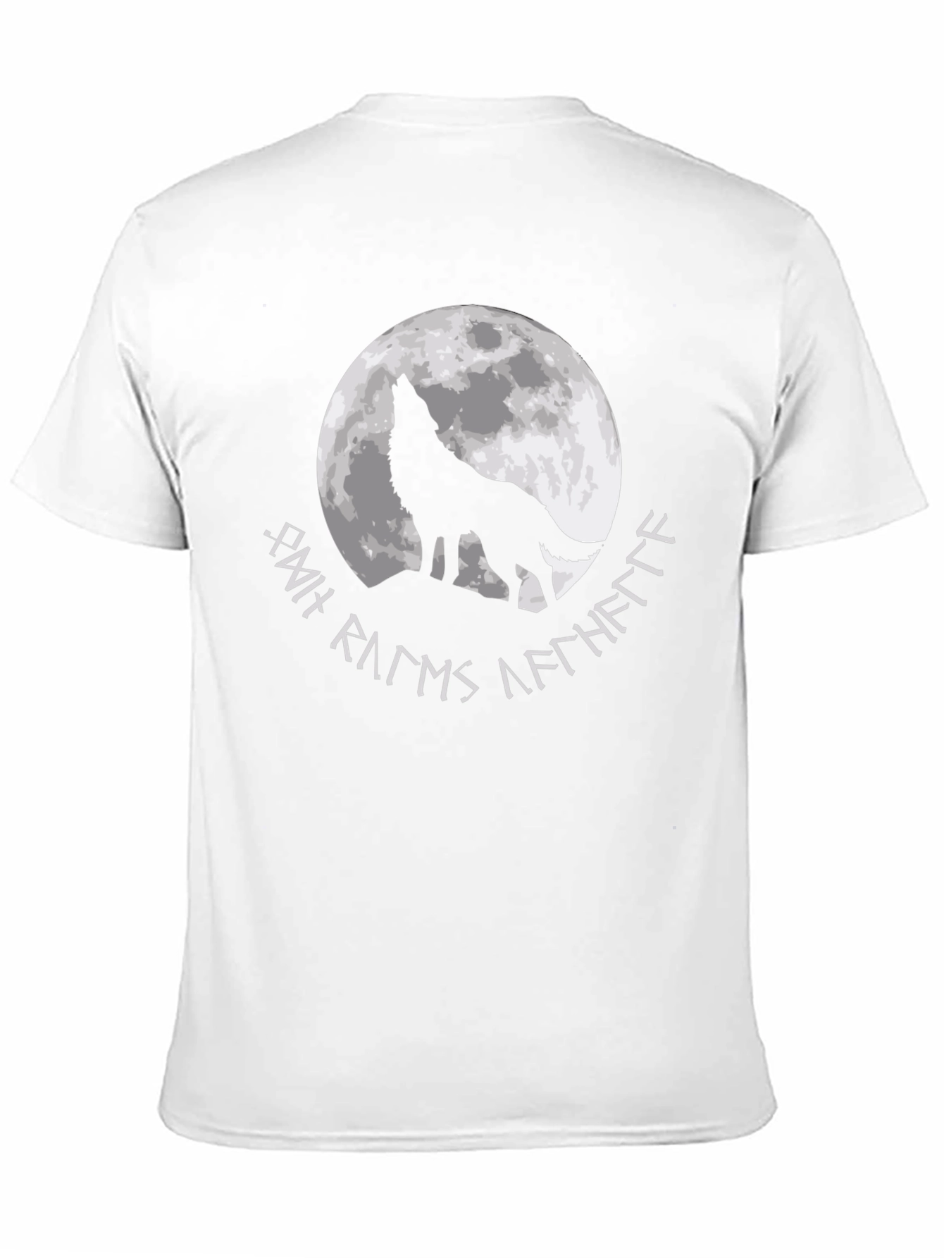 Wolf Howling at Moon Graphic Tee