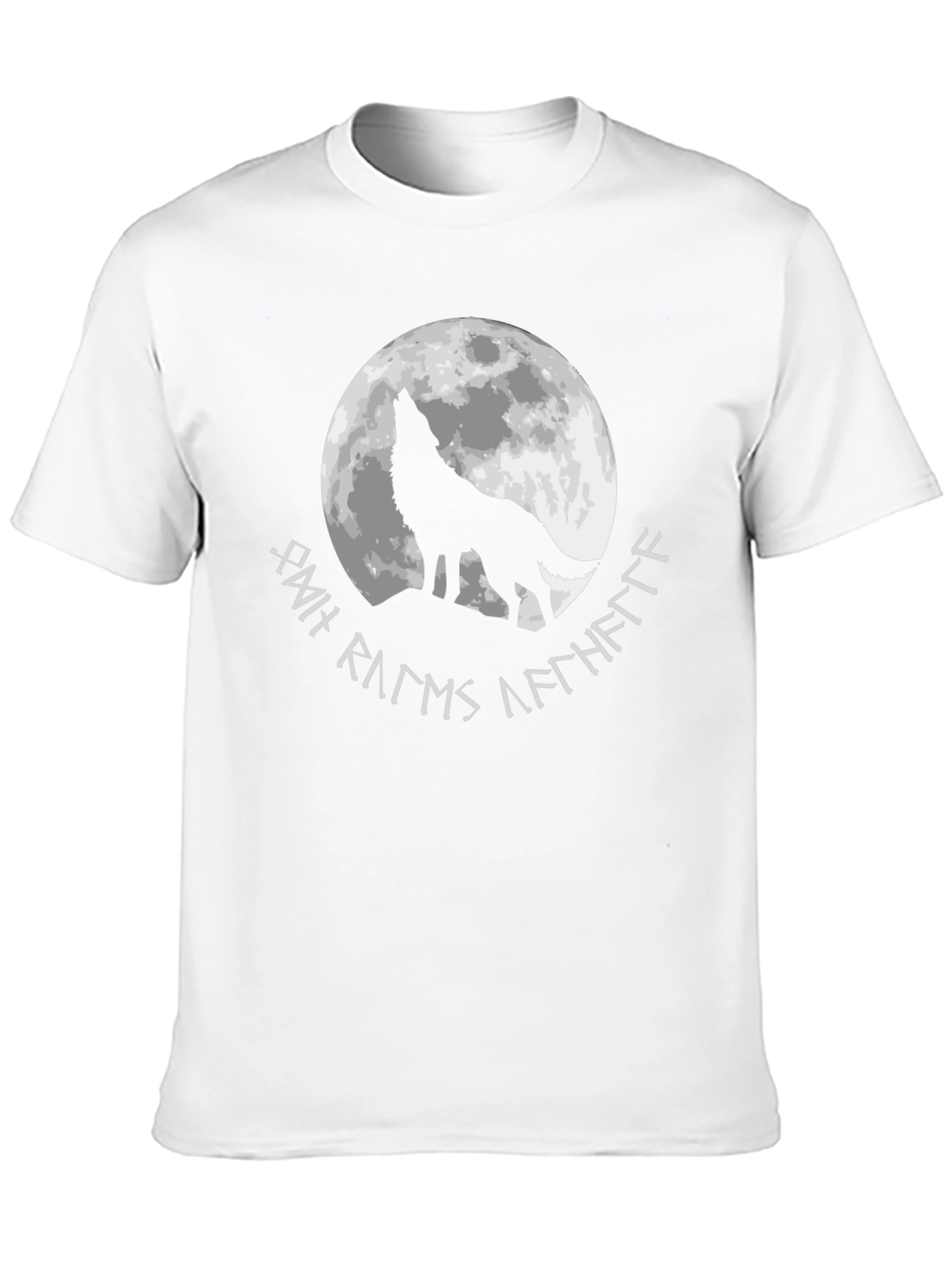 Wolf Howling at Moon Graphic Tee