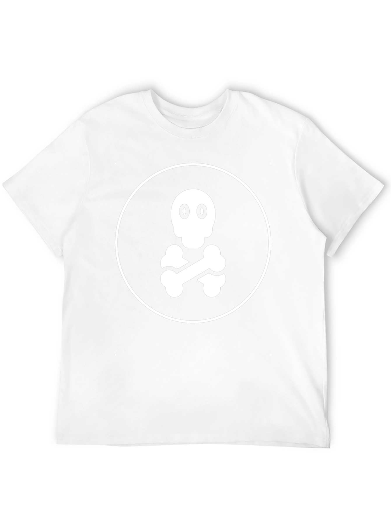 Skull & Crossbones Graphic Tee - Classic Black