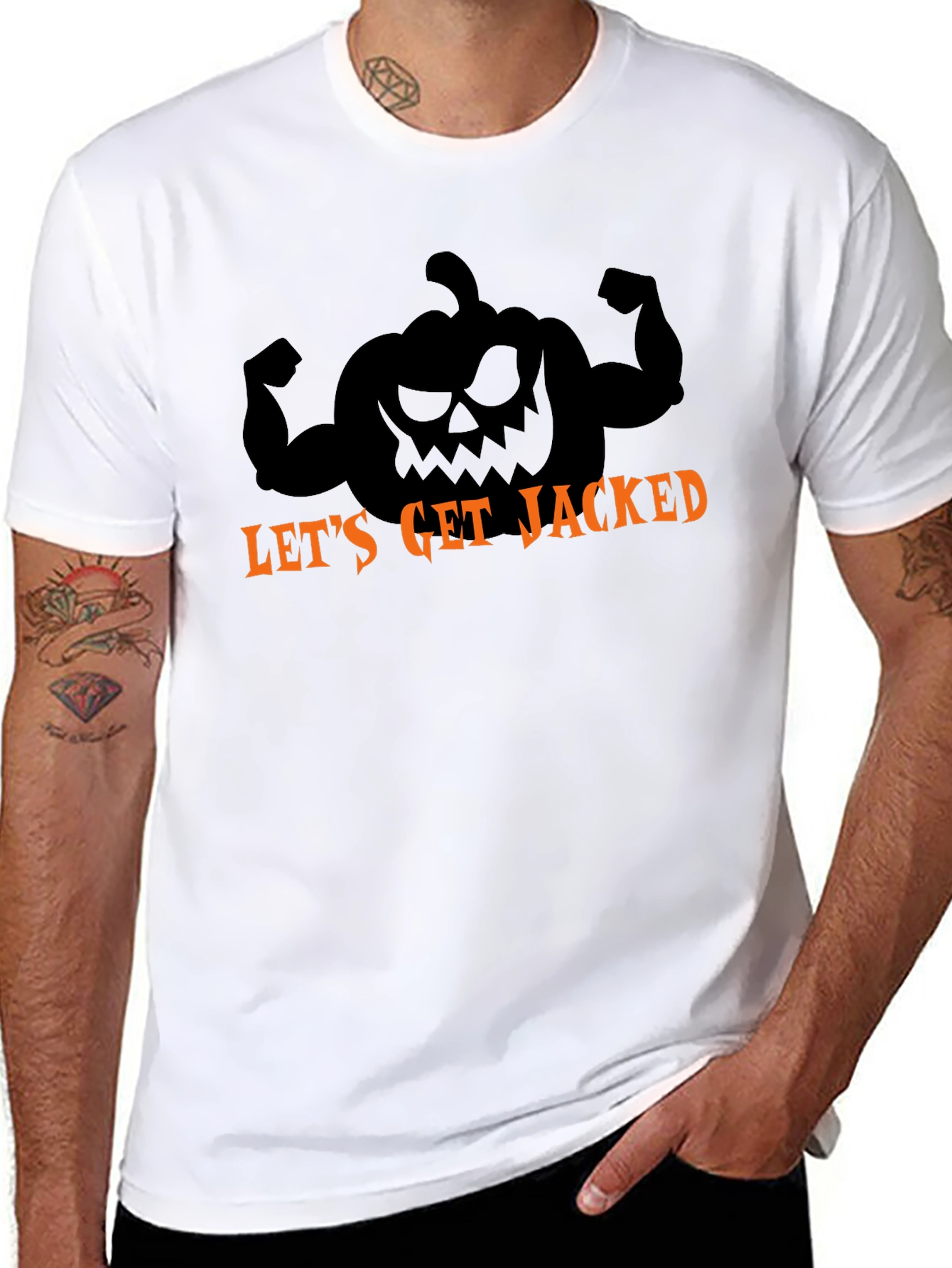 Lets Get Jacked Halloween Gym T-Shirt