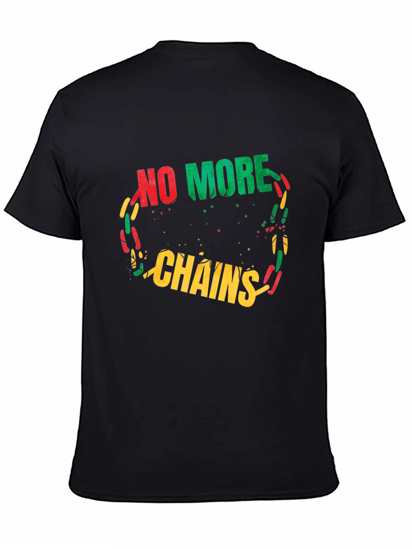 No More Chains Graphic Tee - Black Pride