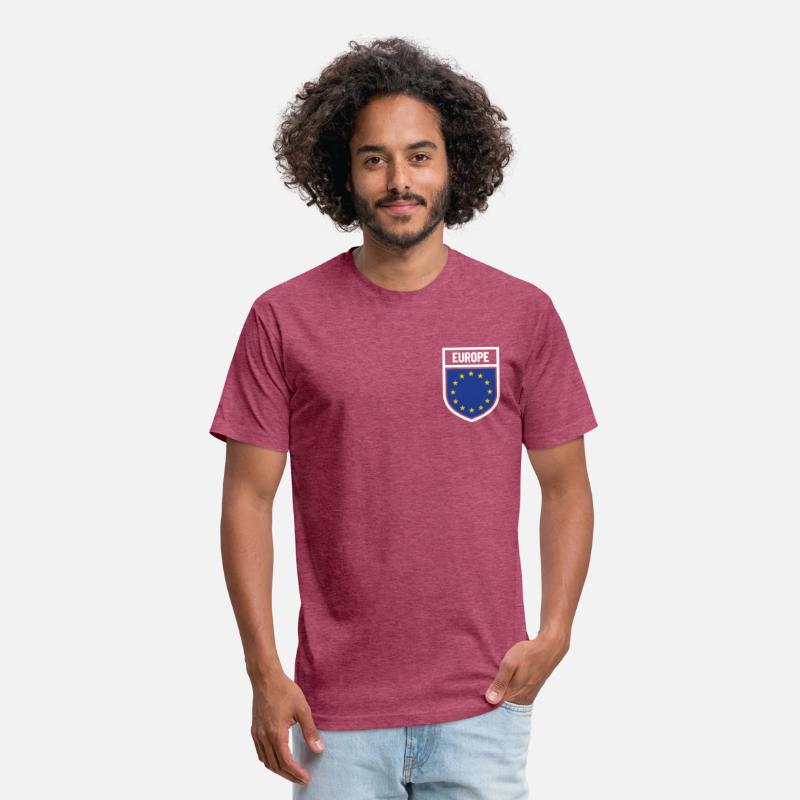 Europe - national flag in the coat of arms