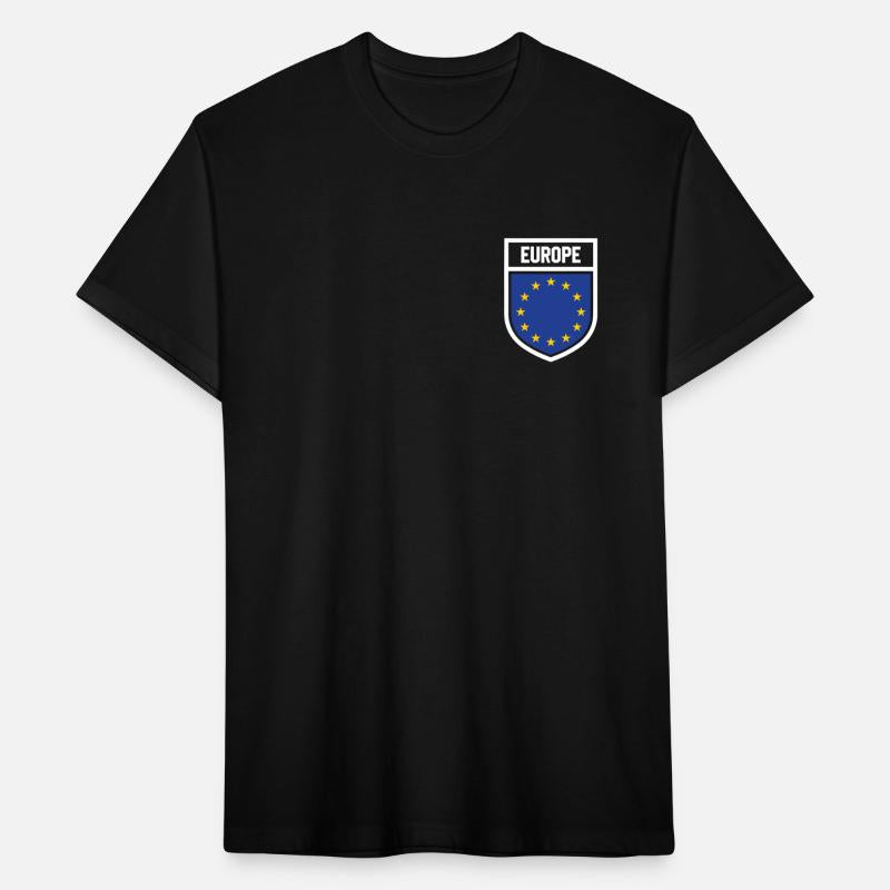 Europe - national flag in the coat of arms