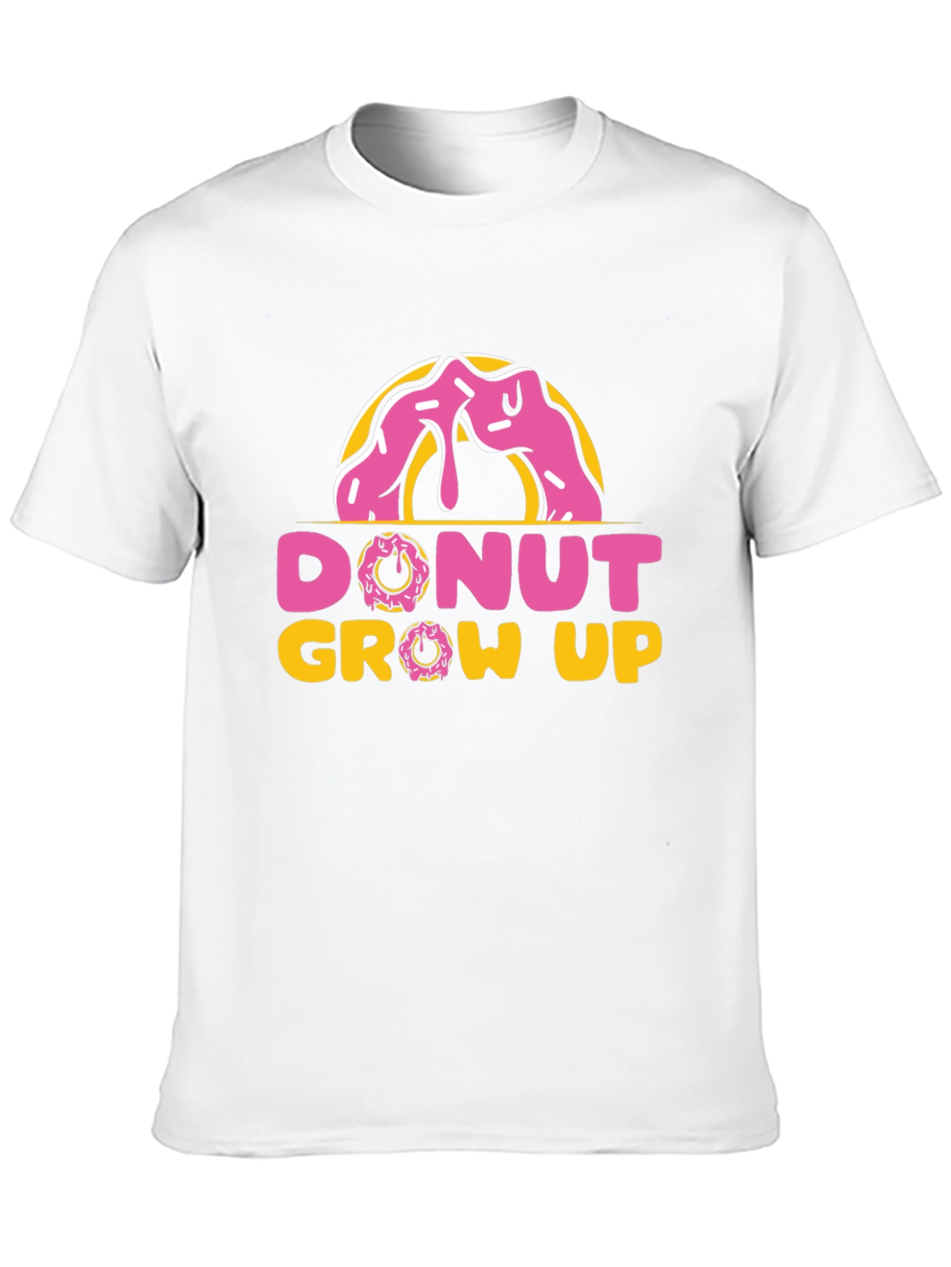 Donut Grow Up Black T-Shirt
