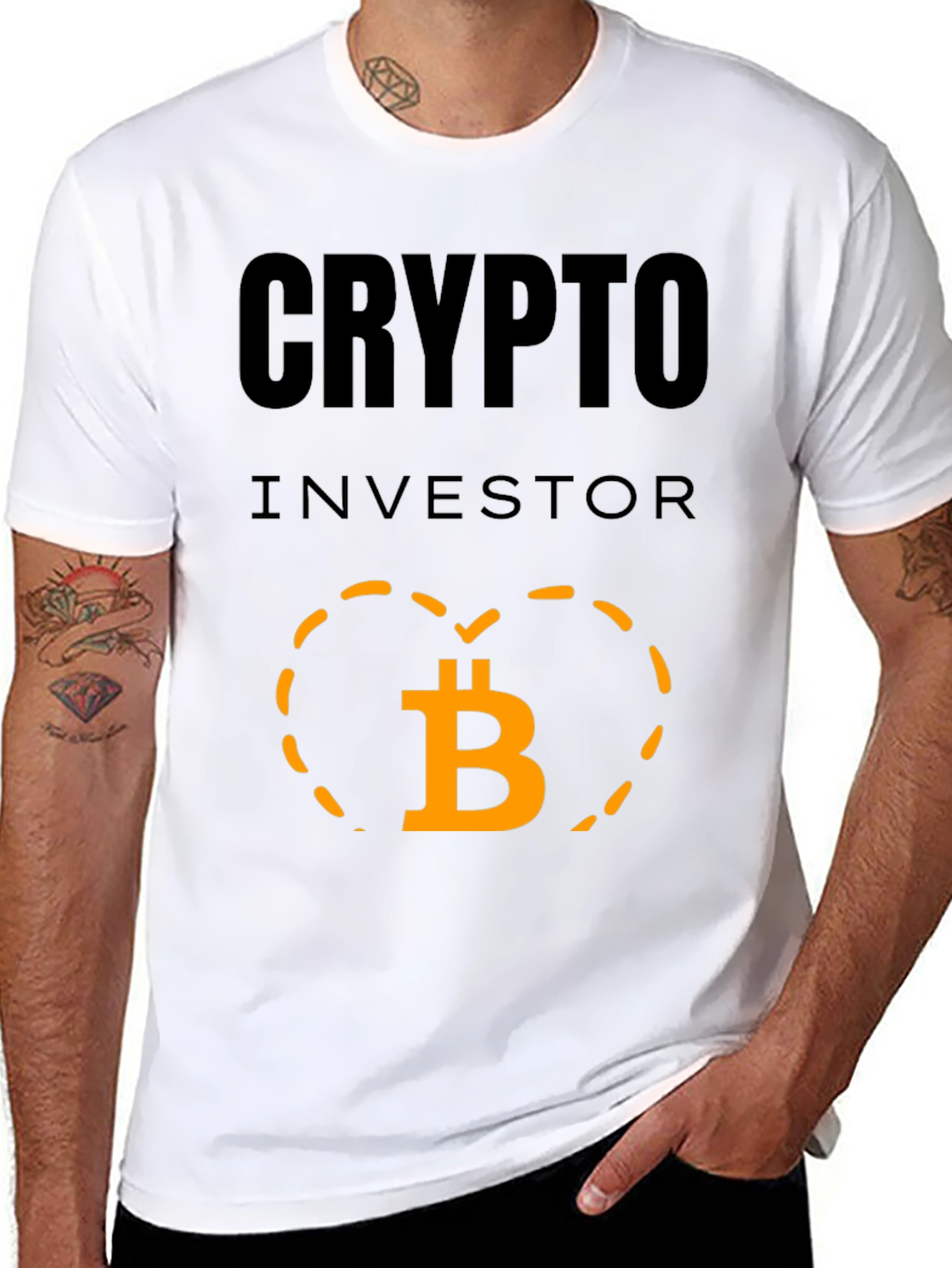 Crypto Investor Bitcoin Graphic Tee