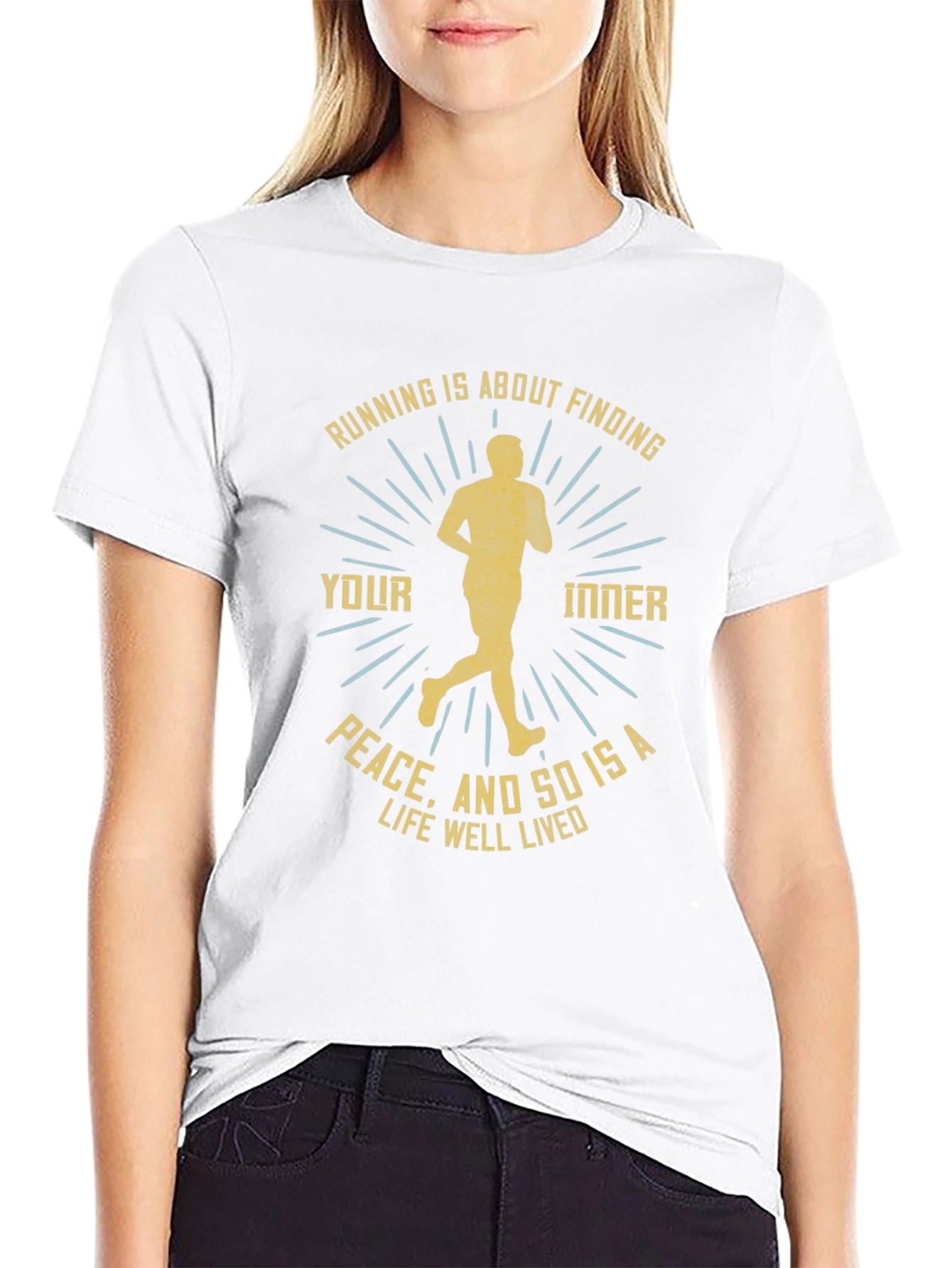 Running is About Finding Inner Peace T-Shirt