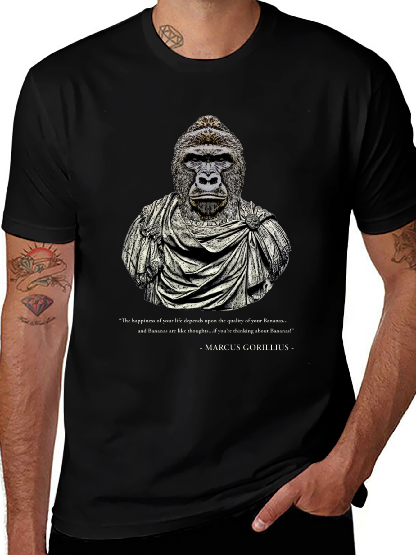 Marcus Gorillius T-Shirt Funny Banana Lover Tee