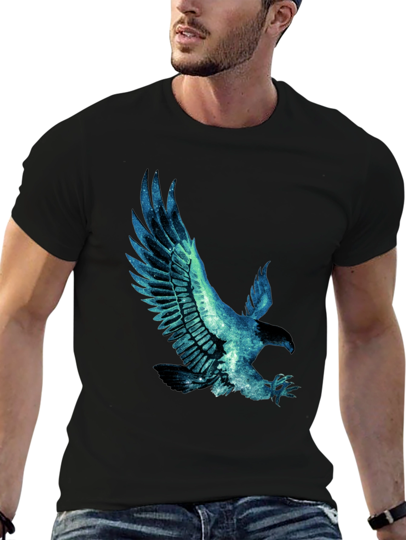 Cosmic Eagle Graphic Tee