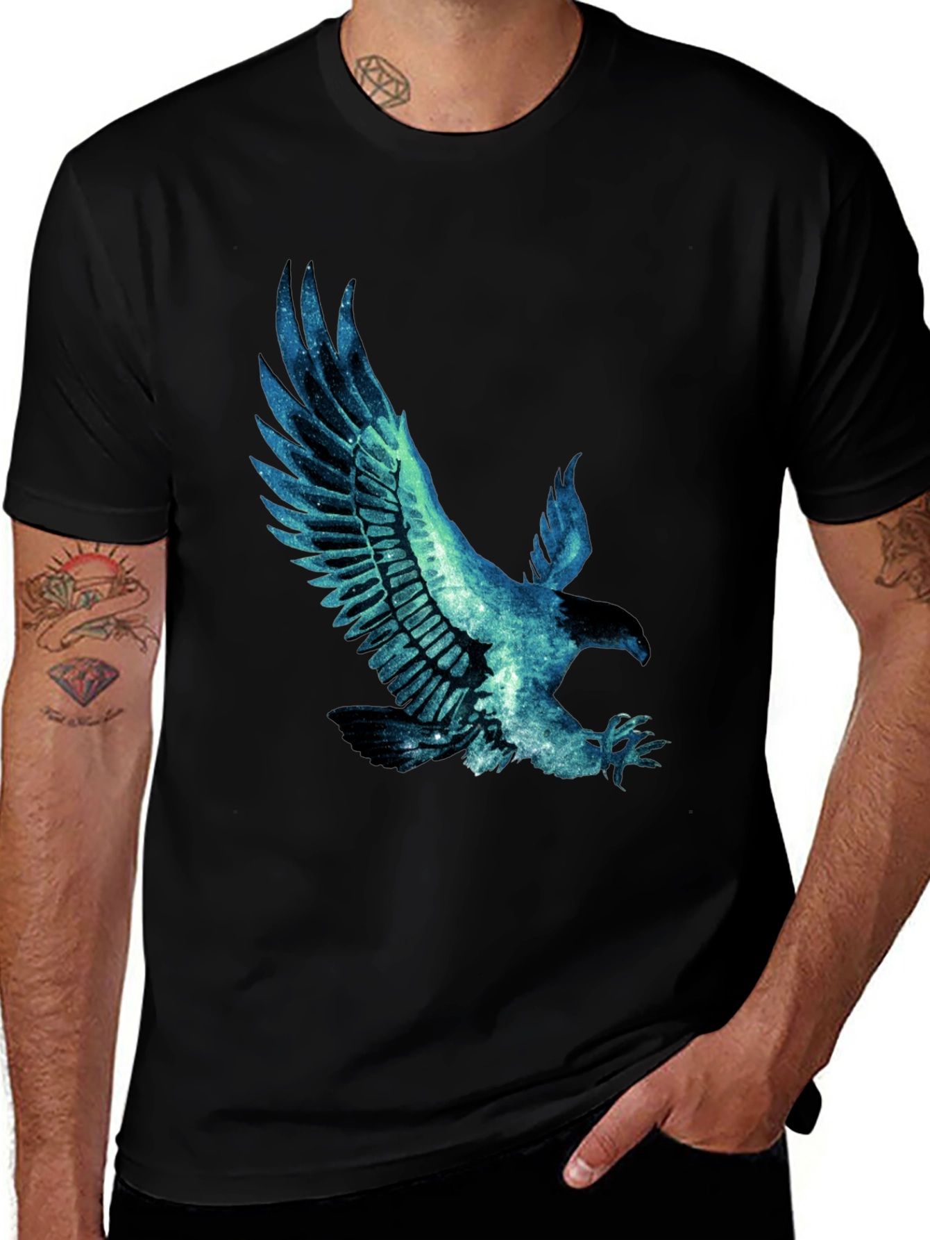 Cosmic Eagle Graphic Tee