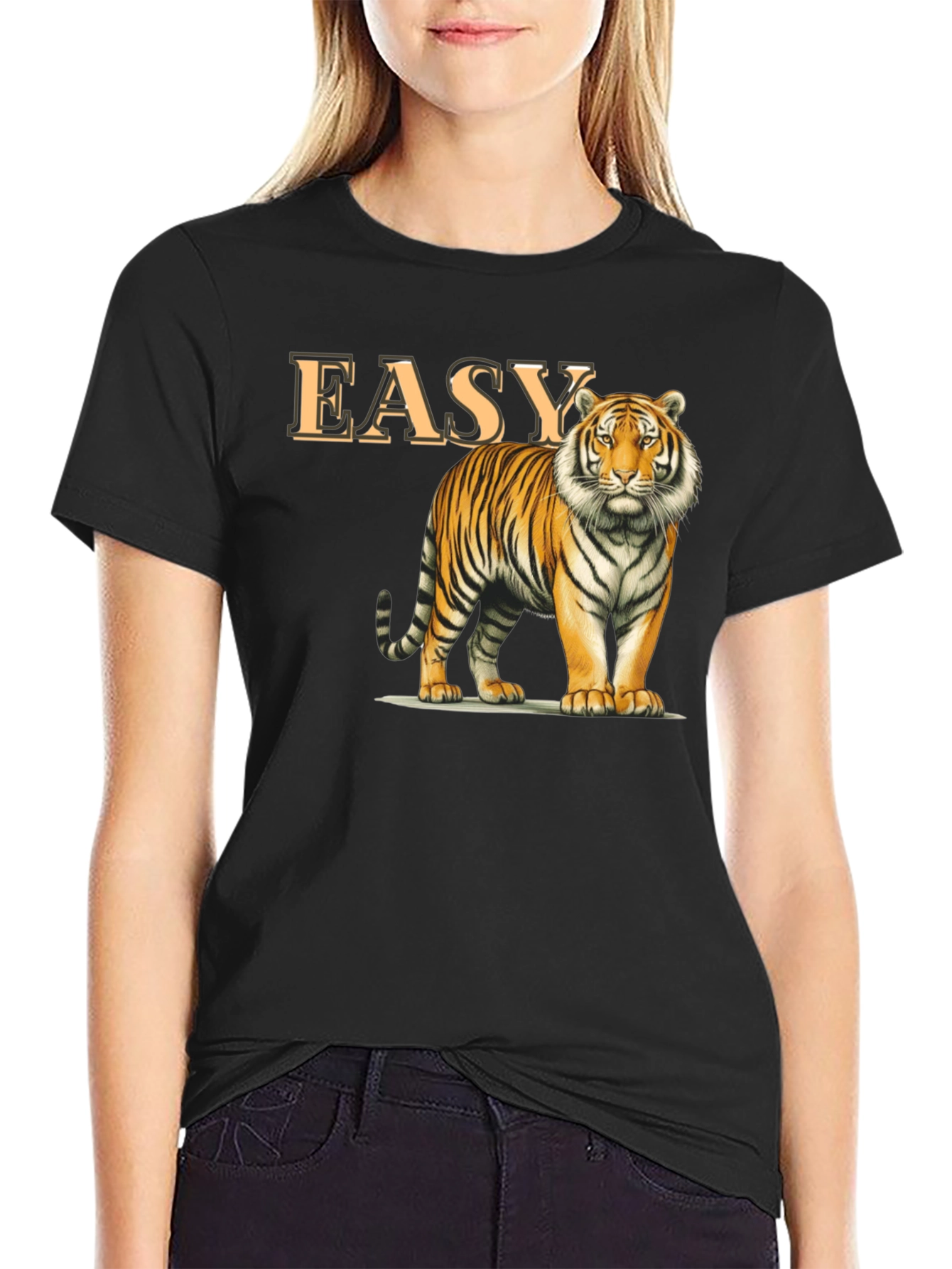 Easy Tiger Graphic T-Shirt - Classic Crew Neck