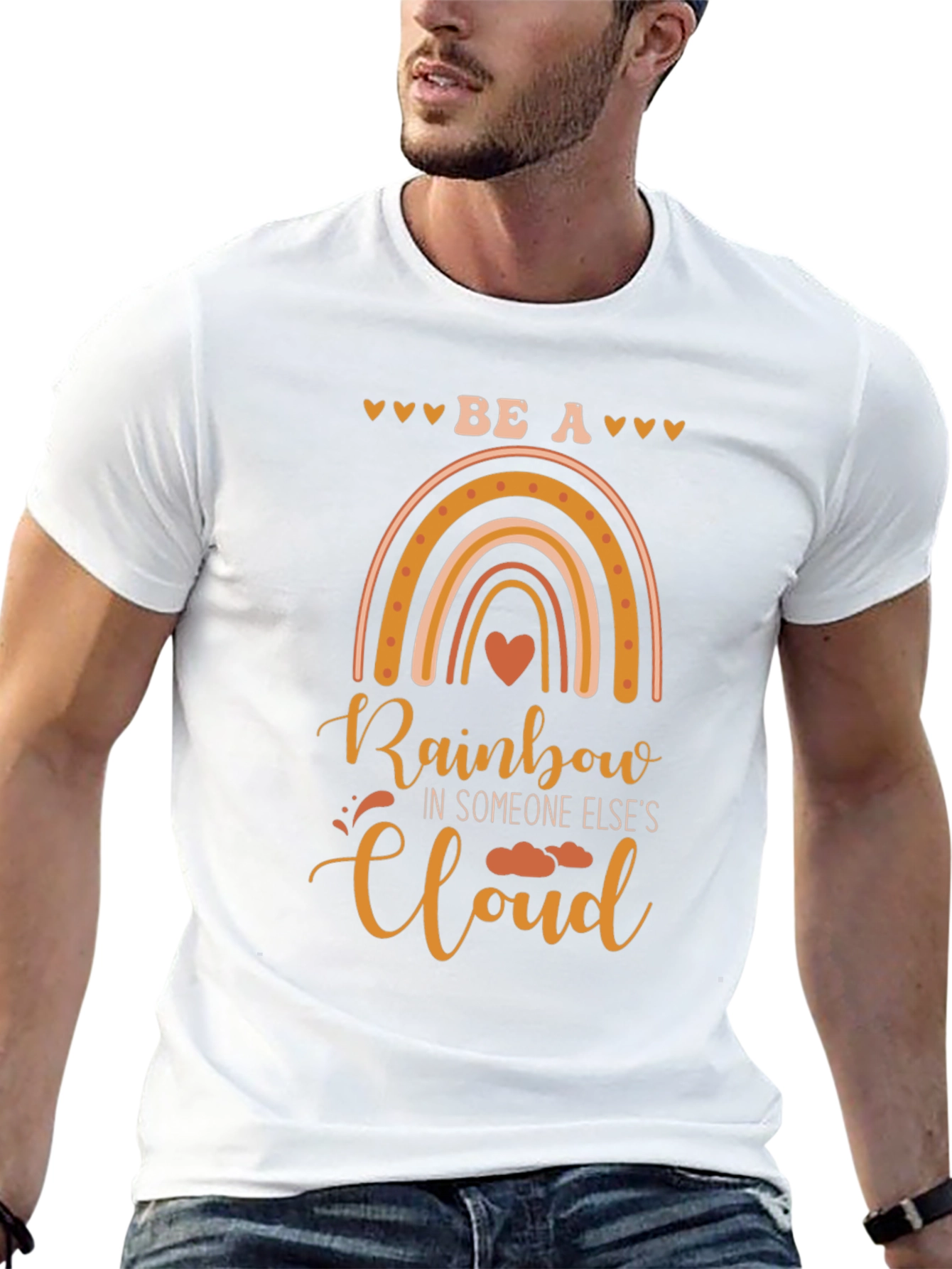 Be A Rainbow Graphic T-Shirt