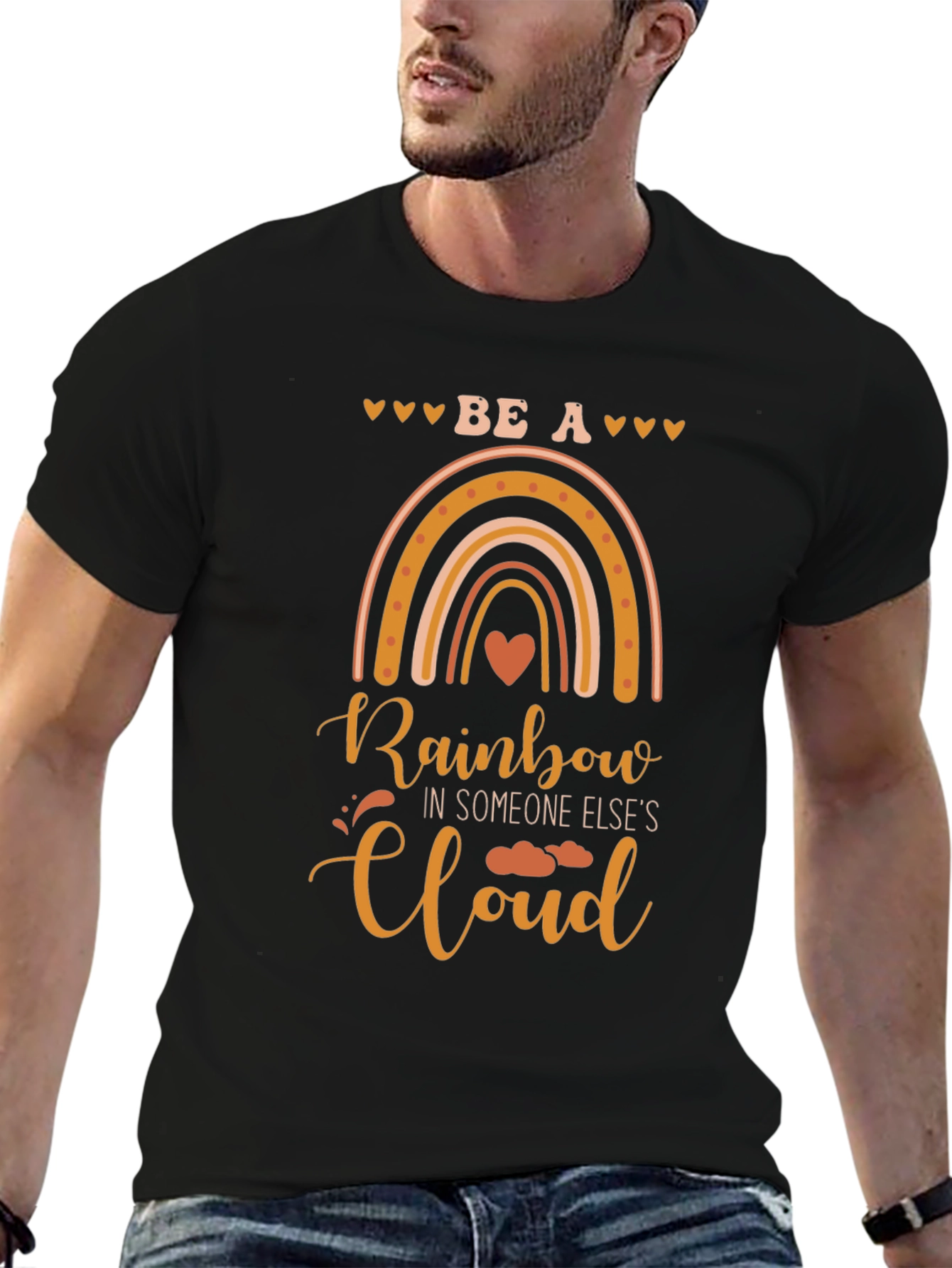 Be A Rainbow Graphic T-Shirt