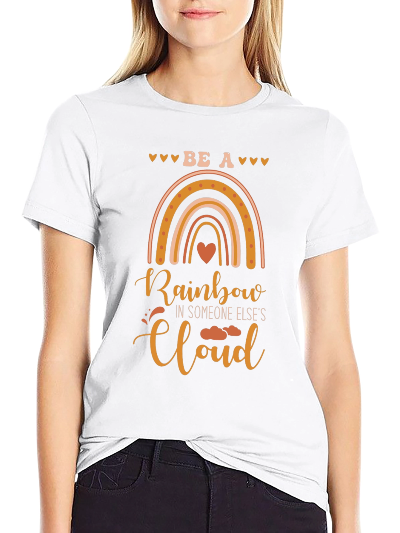 Be A Rainbow Graphic T-Shirt