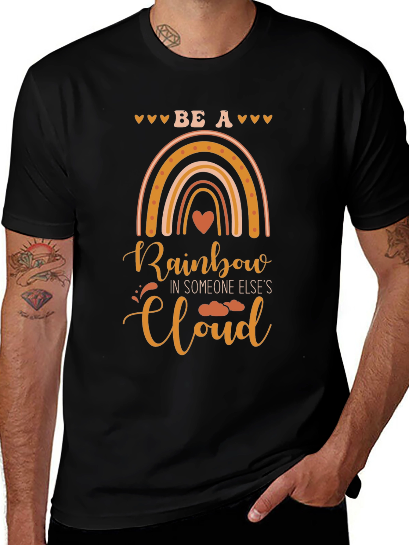 Be A Rainbow Graphic T-Shirt