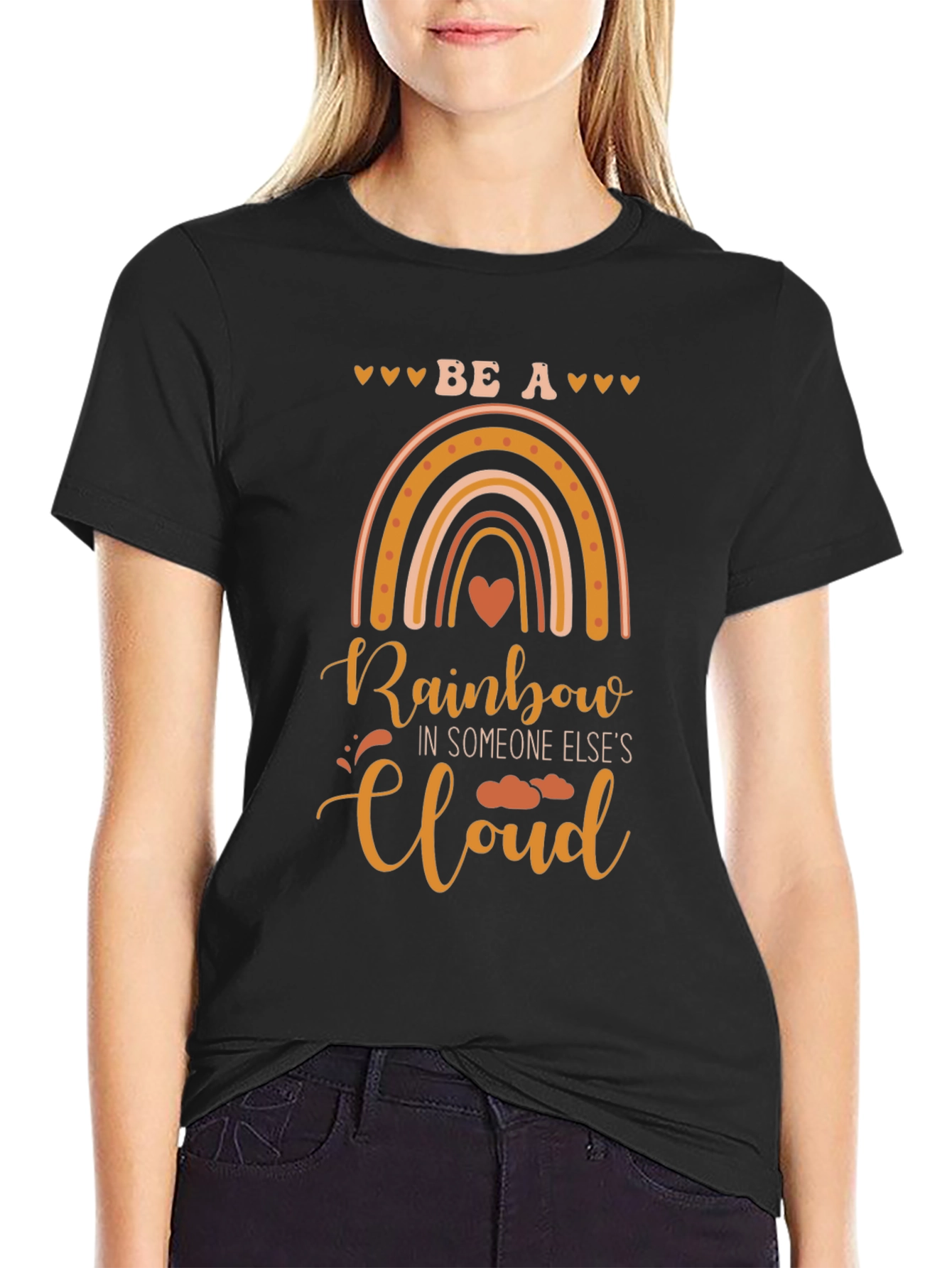 Be A Rainbow Graphic T-Shirt