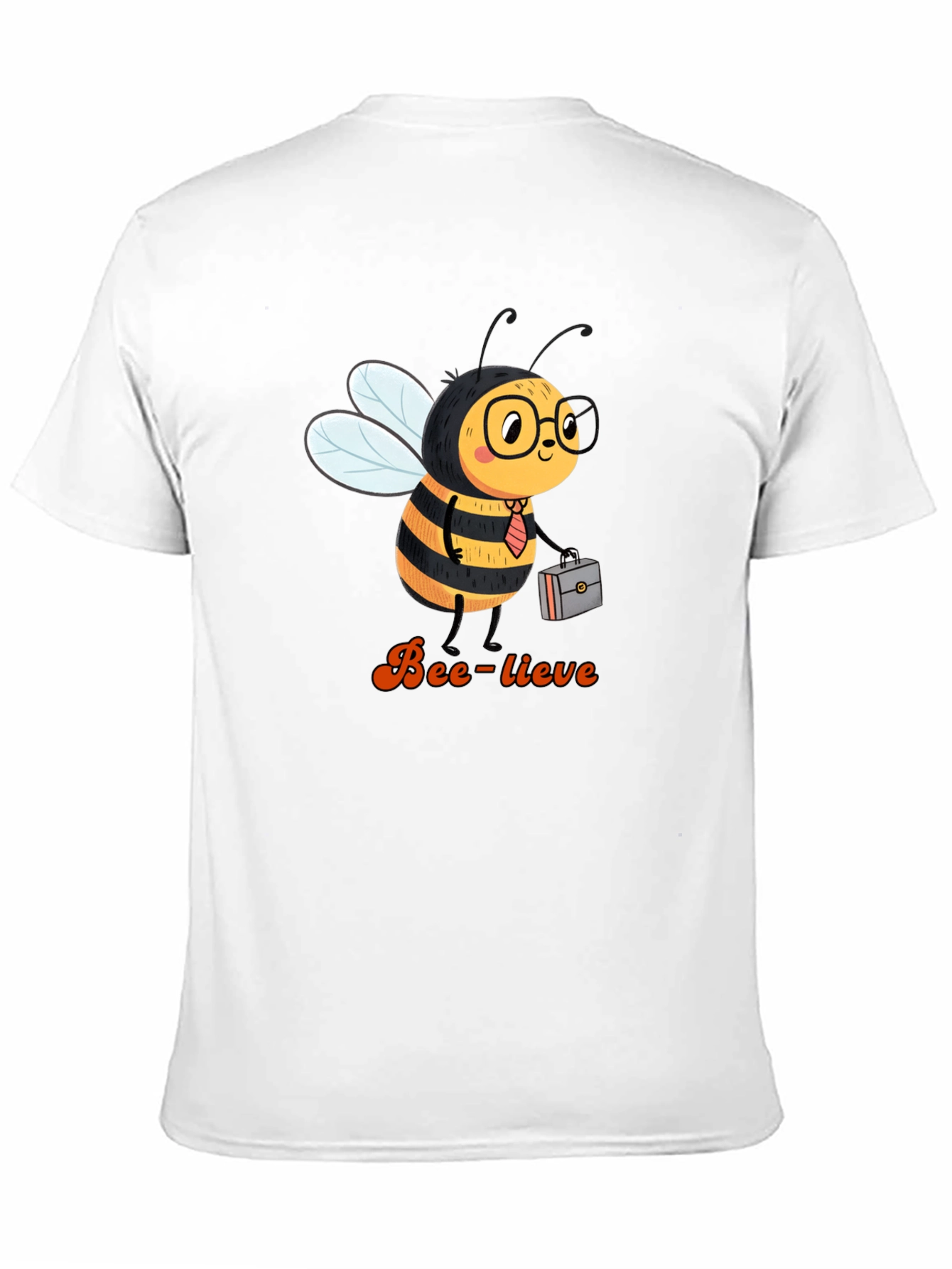 Bee-lieve Graphic Tee - Black Cotton T-Shirt