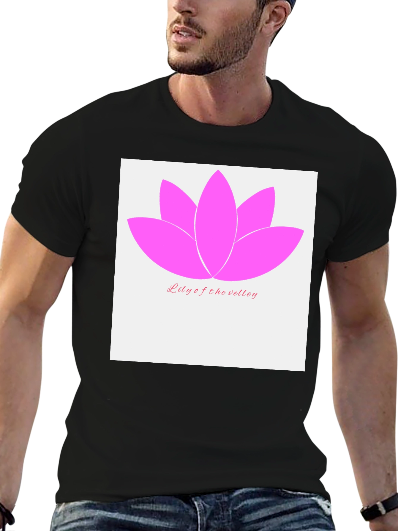 Lotus Flower Lily of the Valley Graphic Tee