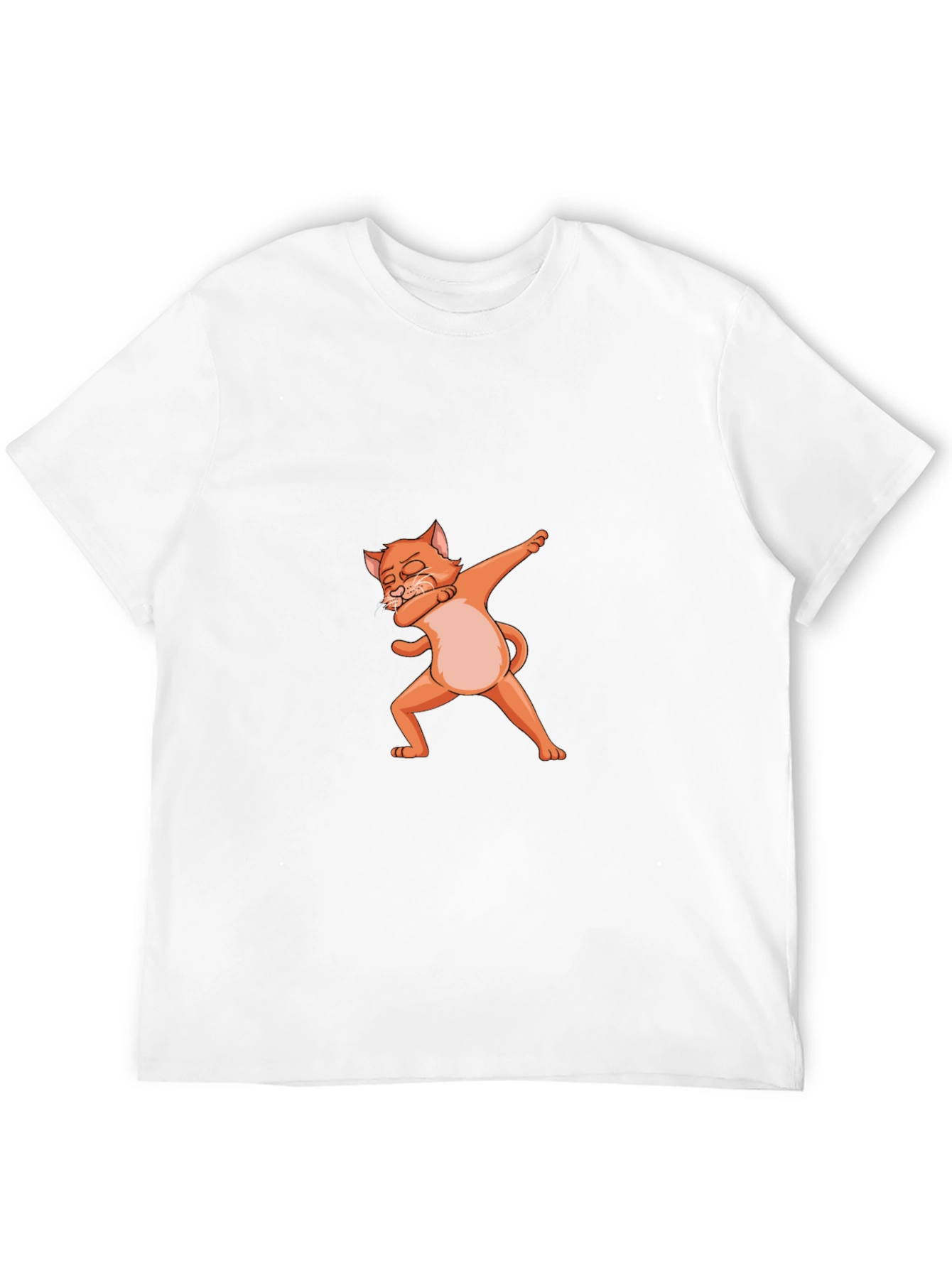 Dabbing Cat Graphic Tee - Fun & Stylish!